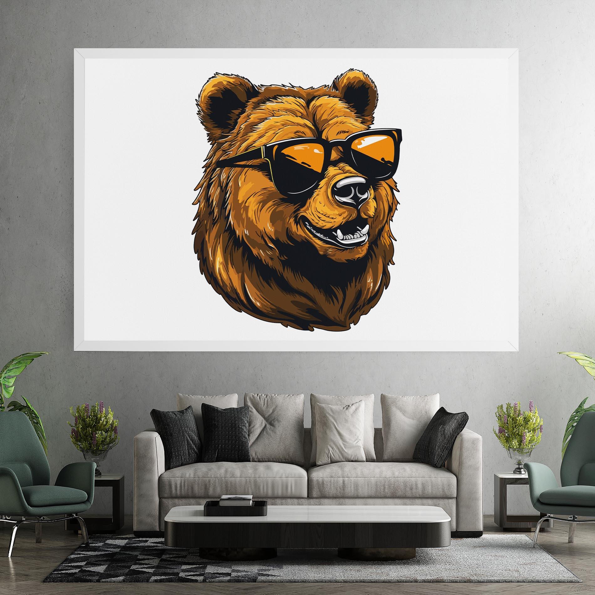 Leinwandbild Cool Glasses mockup 7