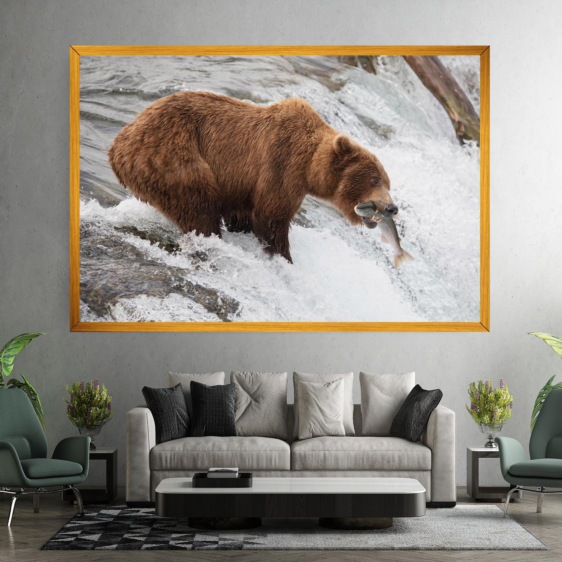 Leinwandbild Bear Hunting mockup 7