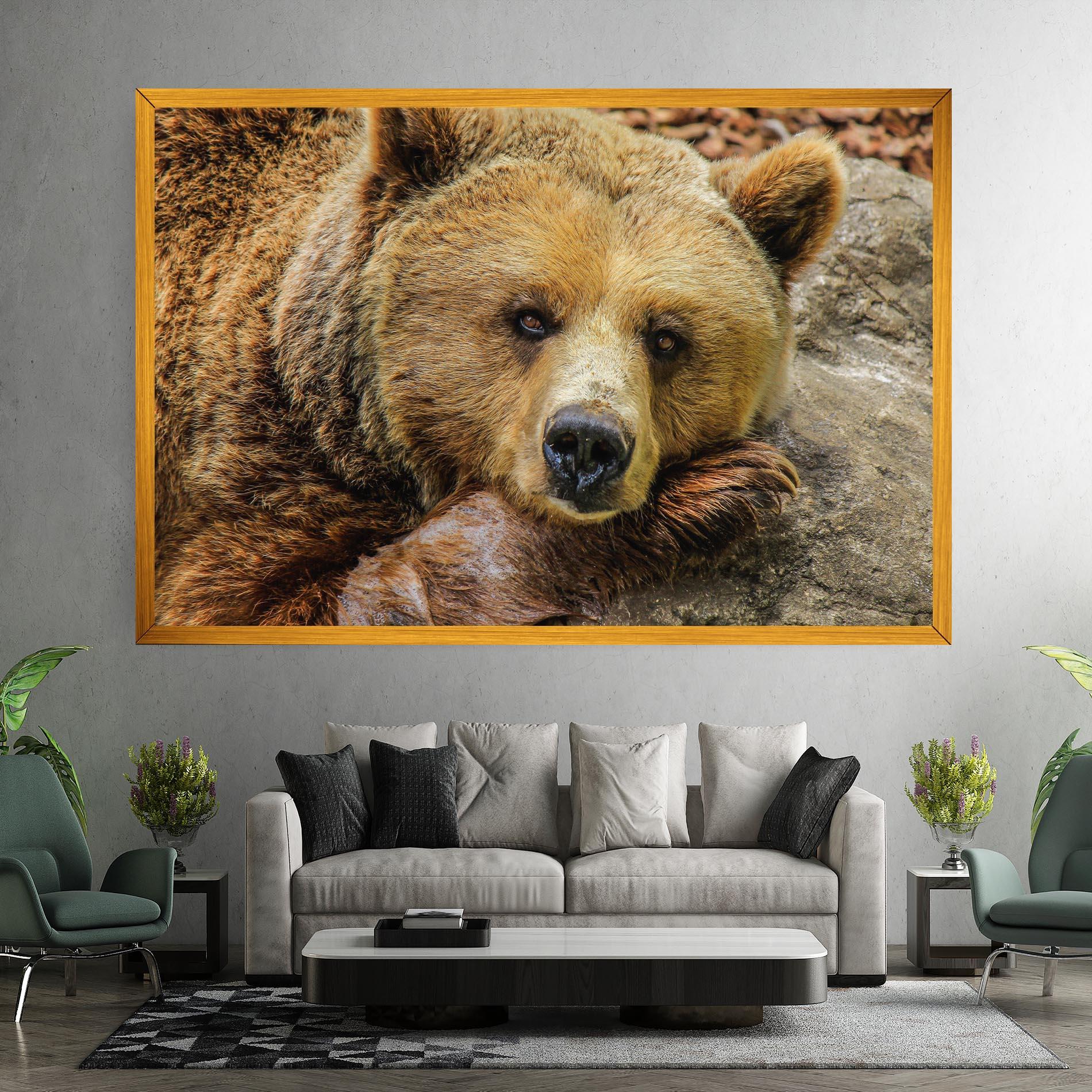 Leinwandbild Bear mockup 7