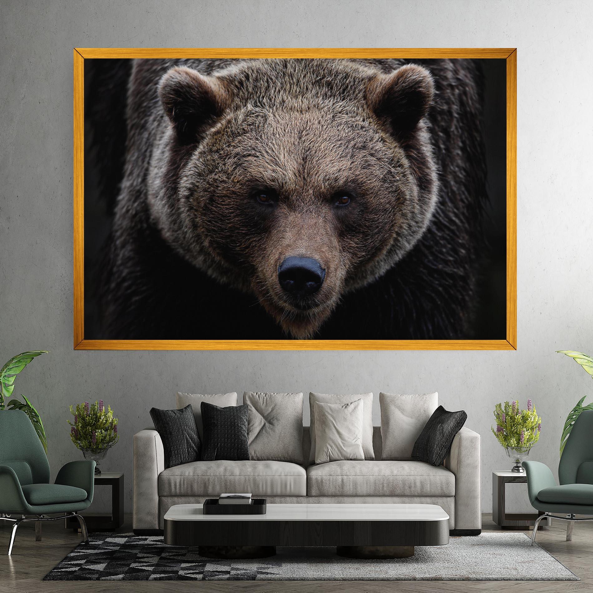 Leinwandbild Brown Bear mockup 7