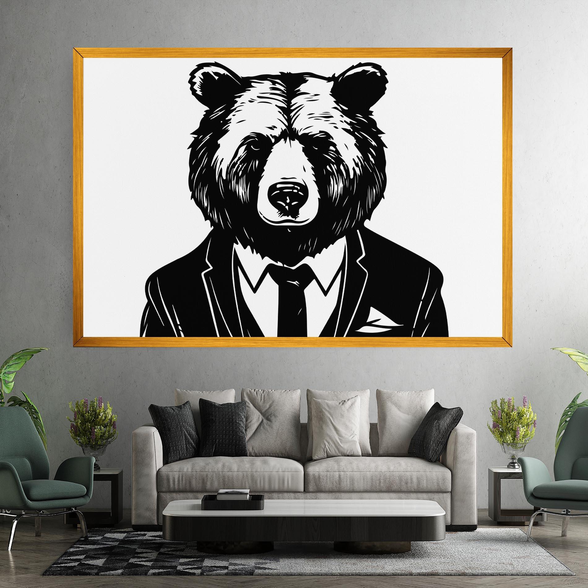 Leinwandbild Business Bear mockup 7