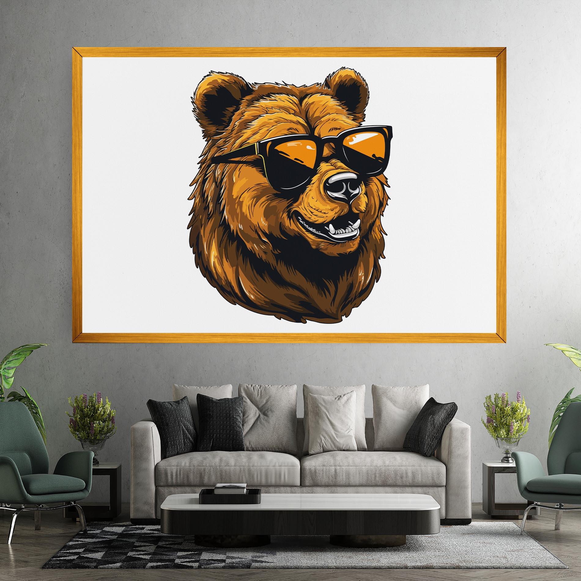 Leinwandbild Cool Glasses mockup 7