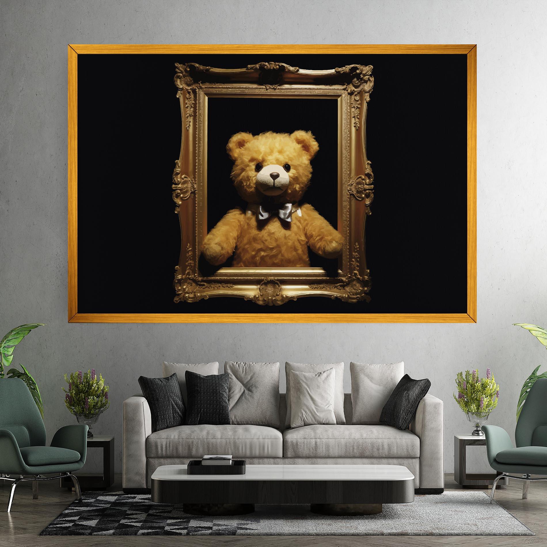 Leinwandbild Frame Bear mockup 7