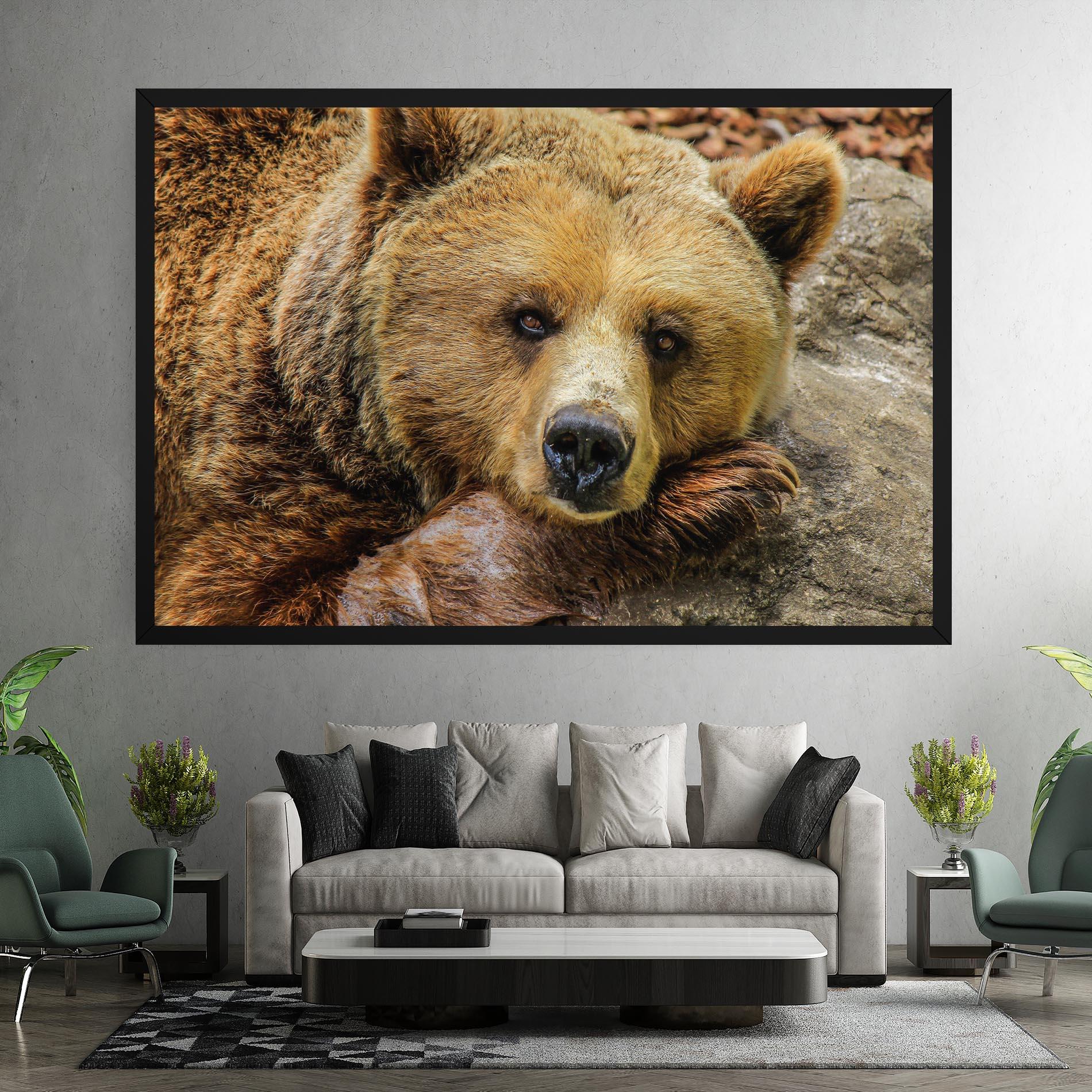 Leinwandbild Bear mockup 7