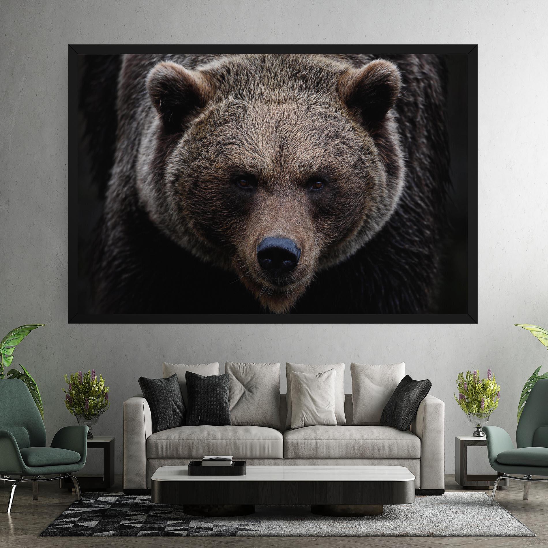 Leinwandbild Brown Bear mockup 7