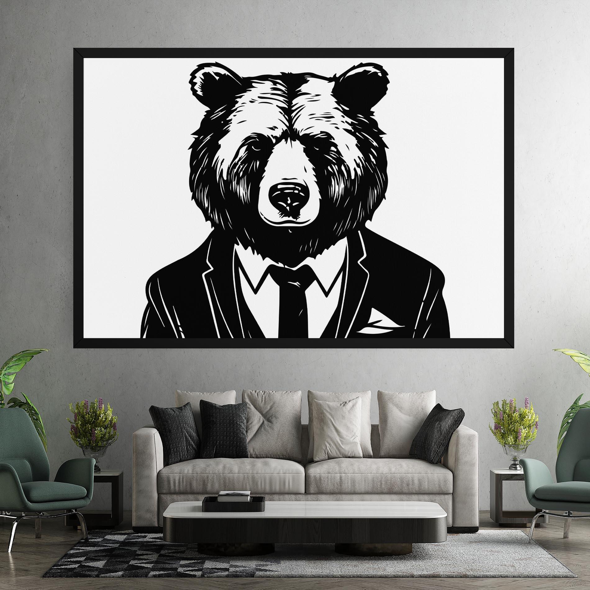 Leinwandbild Business Bear mockup 7