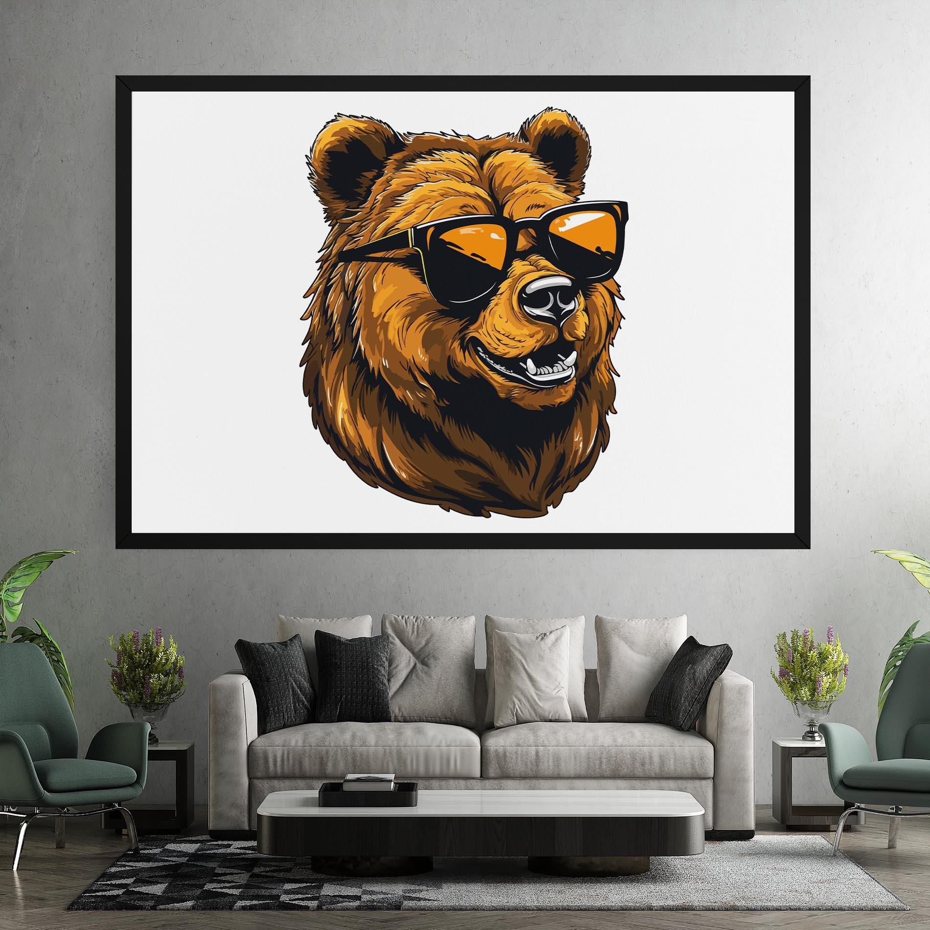 Leinwandbild Cool Glasses mockup 7