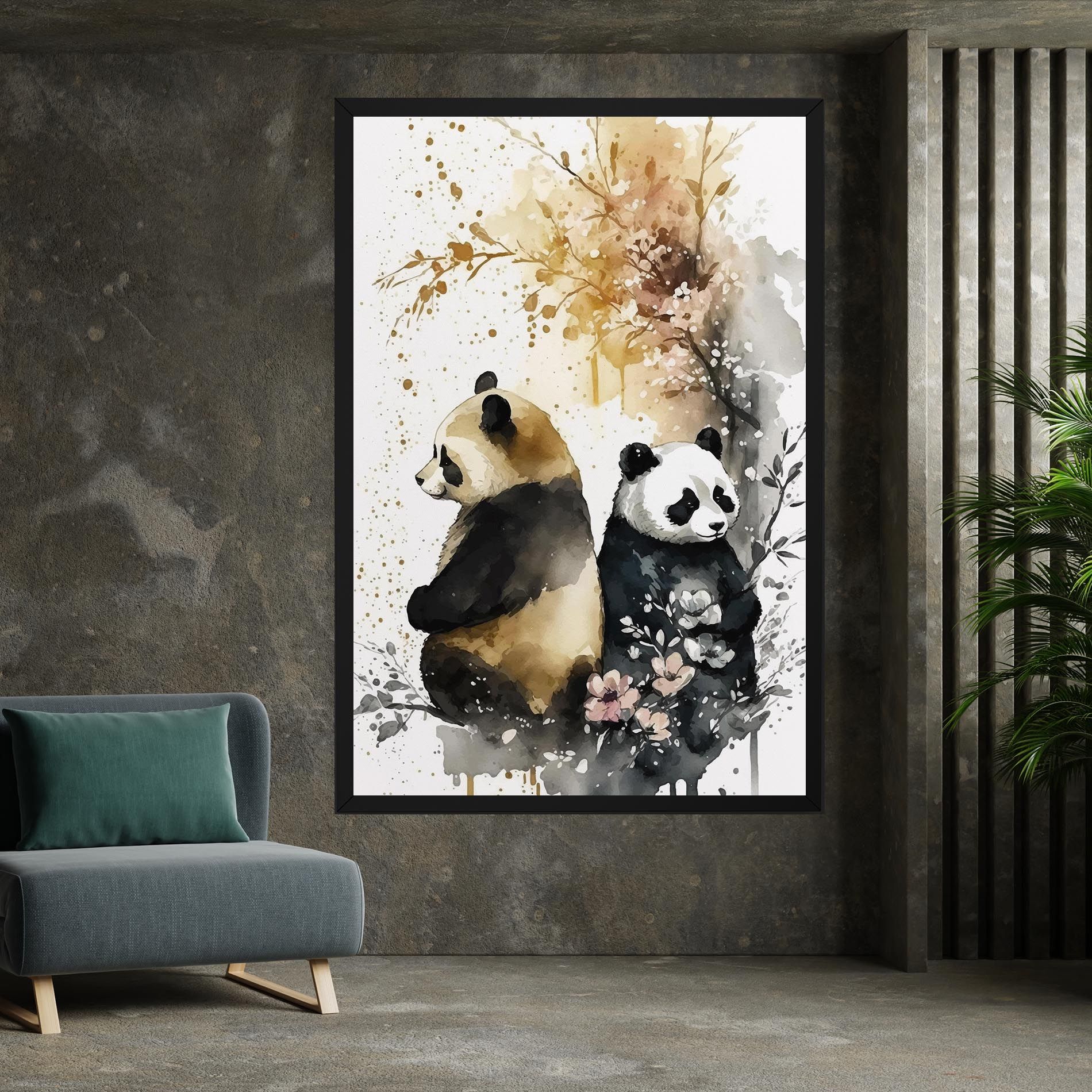 Gold Panda Art mockup 7