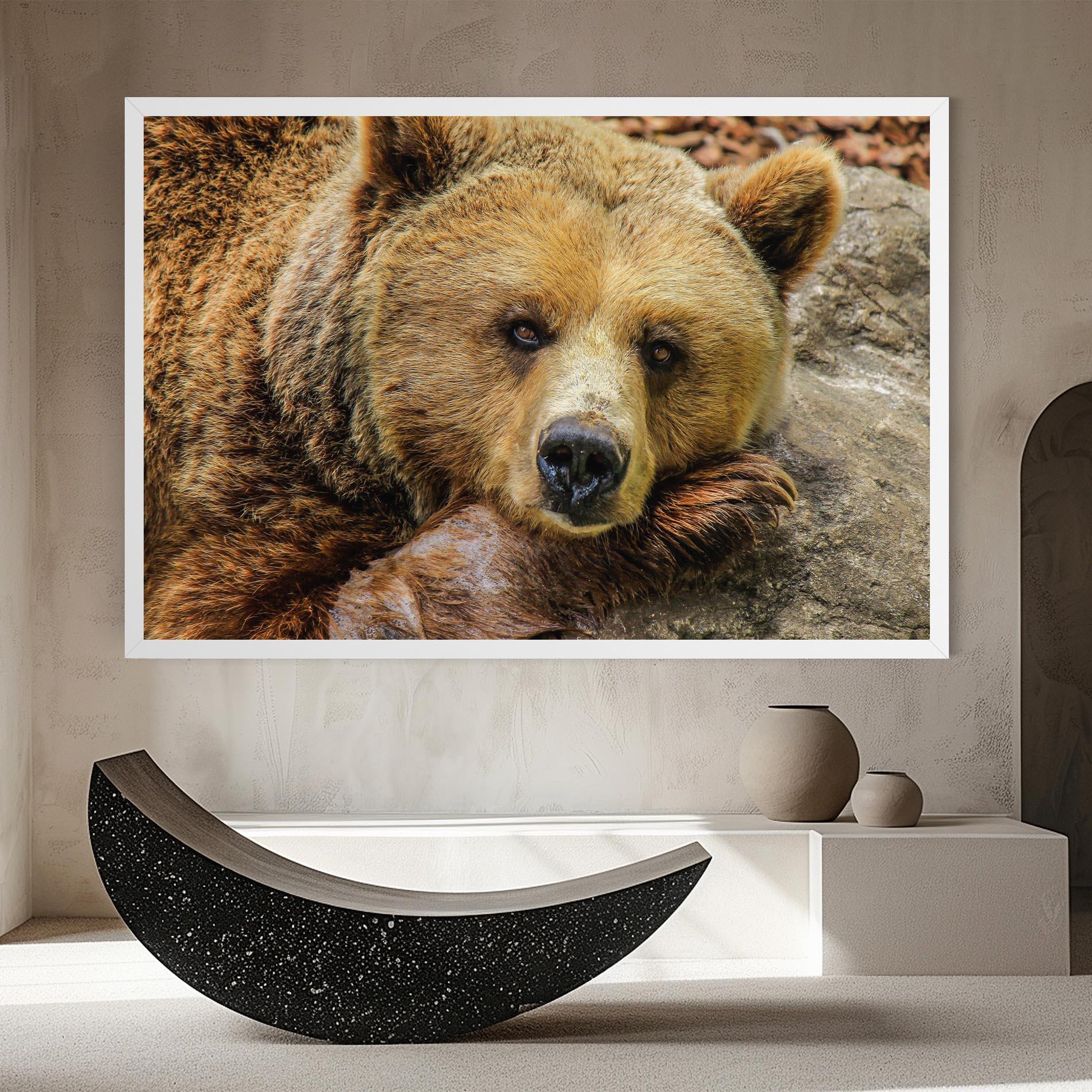 Leinwandbild Bear mockup 8