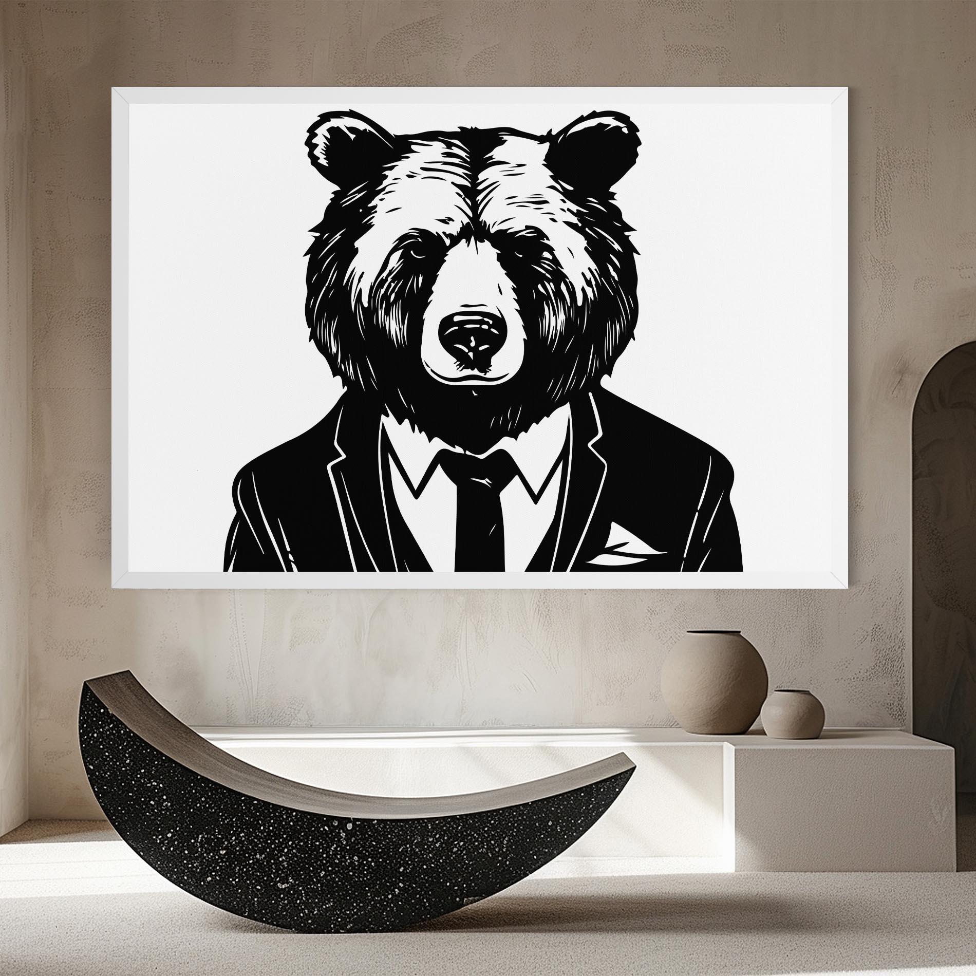 Leinwandbild Business Bear mockup 8