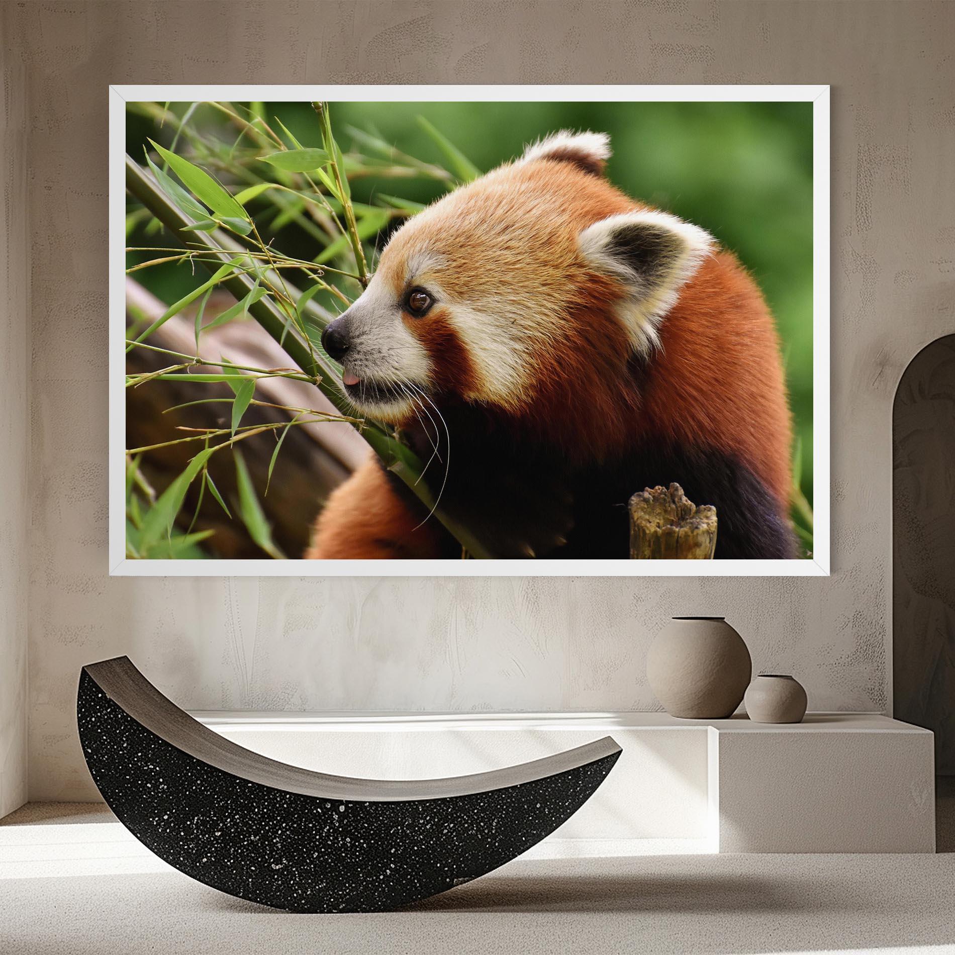 Leinwandbild Cute Red Panda mockup 8