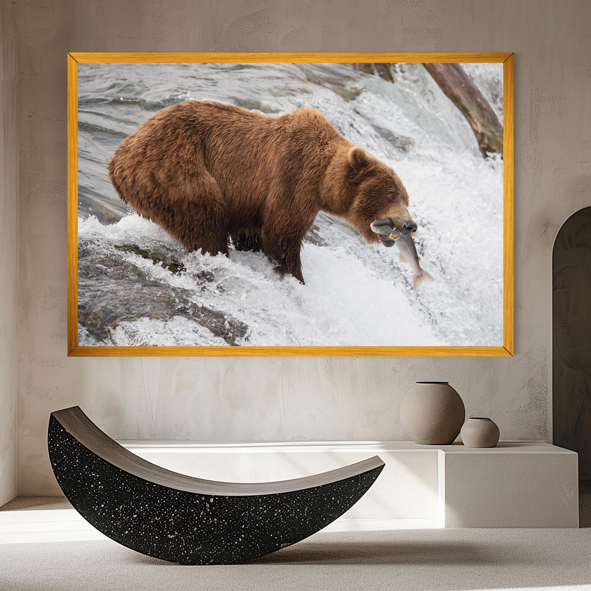 Leinwandbild Bear Hunting mockup 8