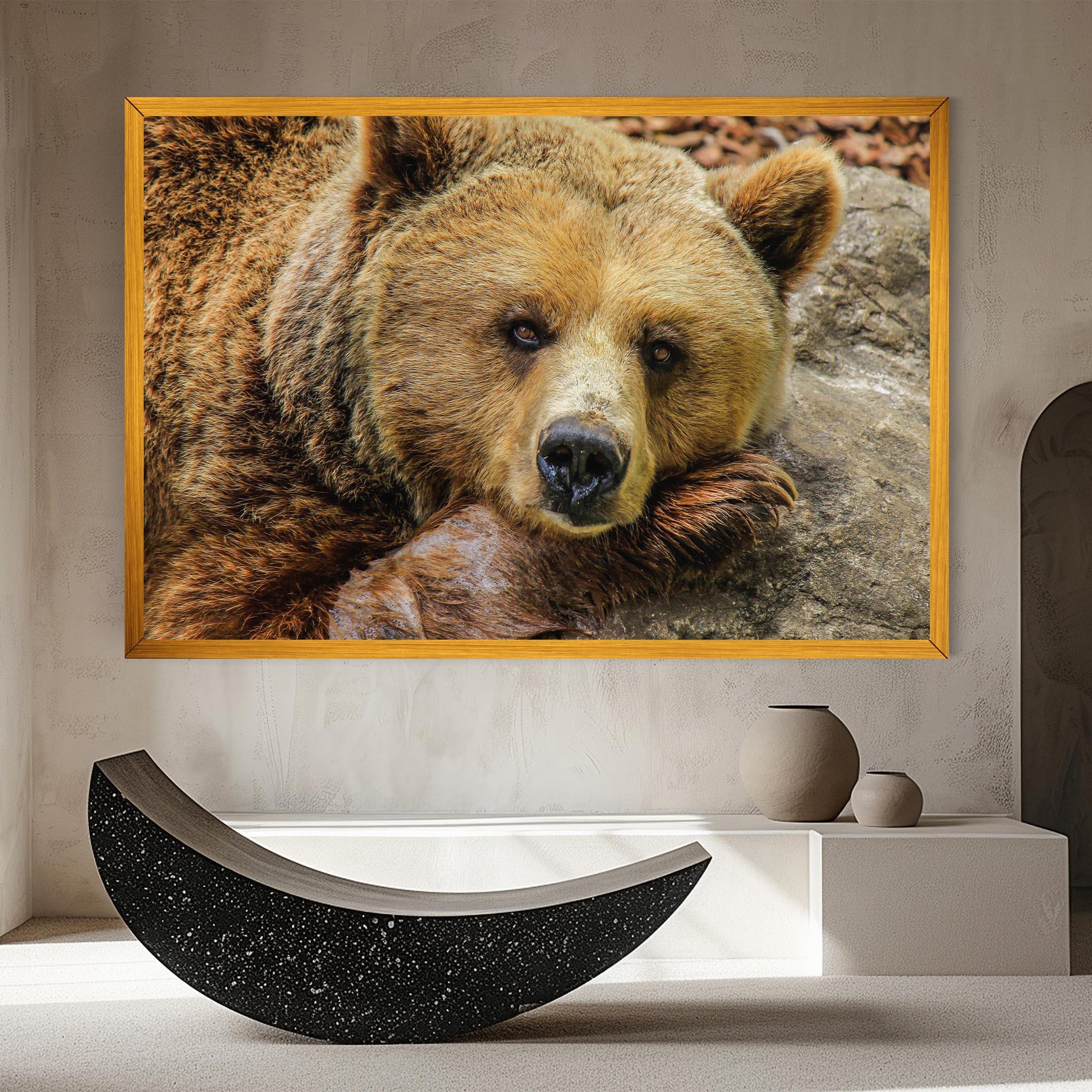 Leinwandbild Bear mockup 8