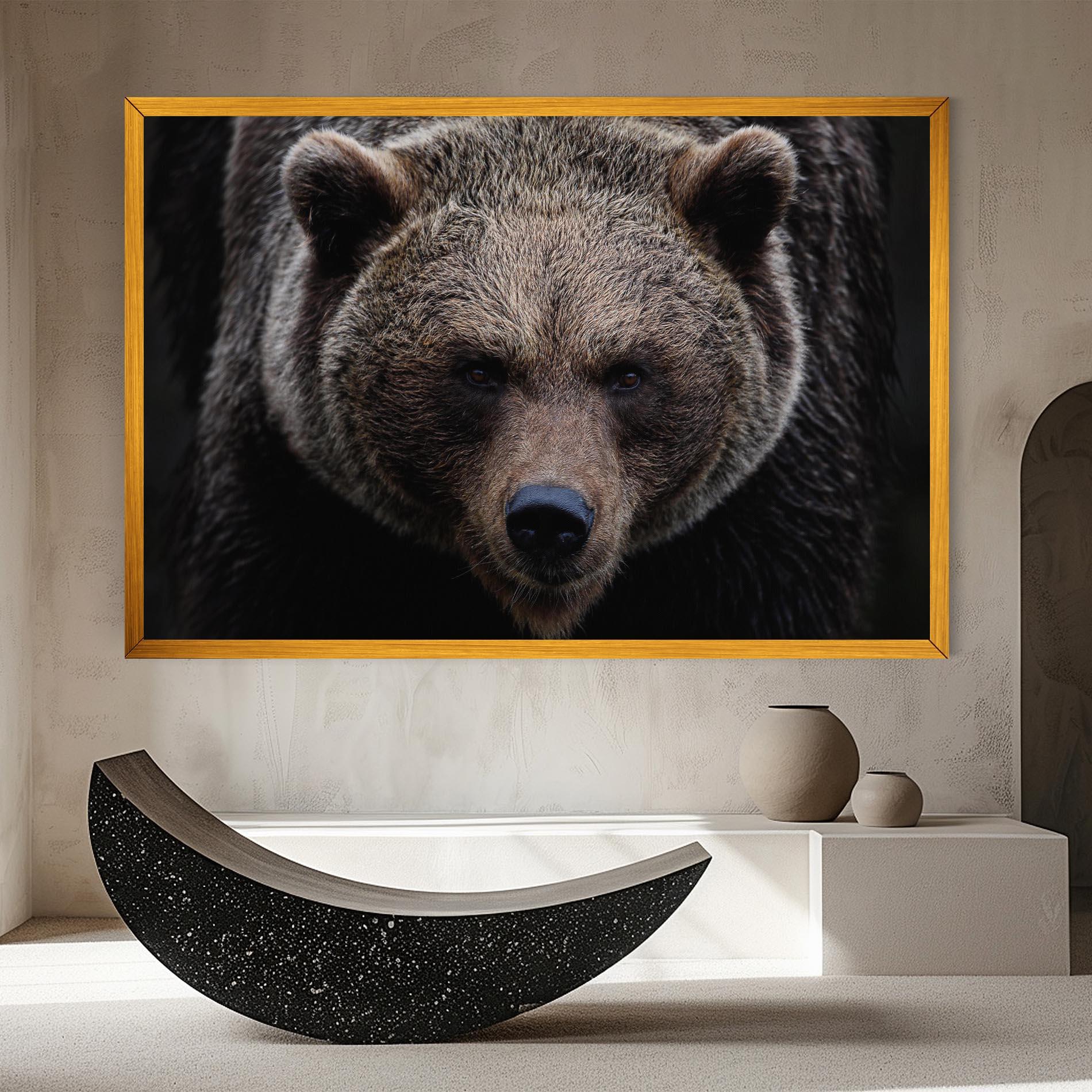 Leinwandbild Brown Bear mockup 8