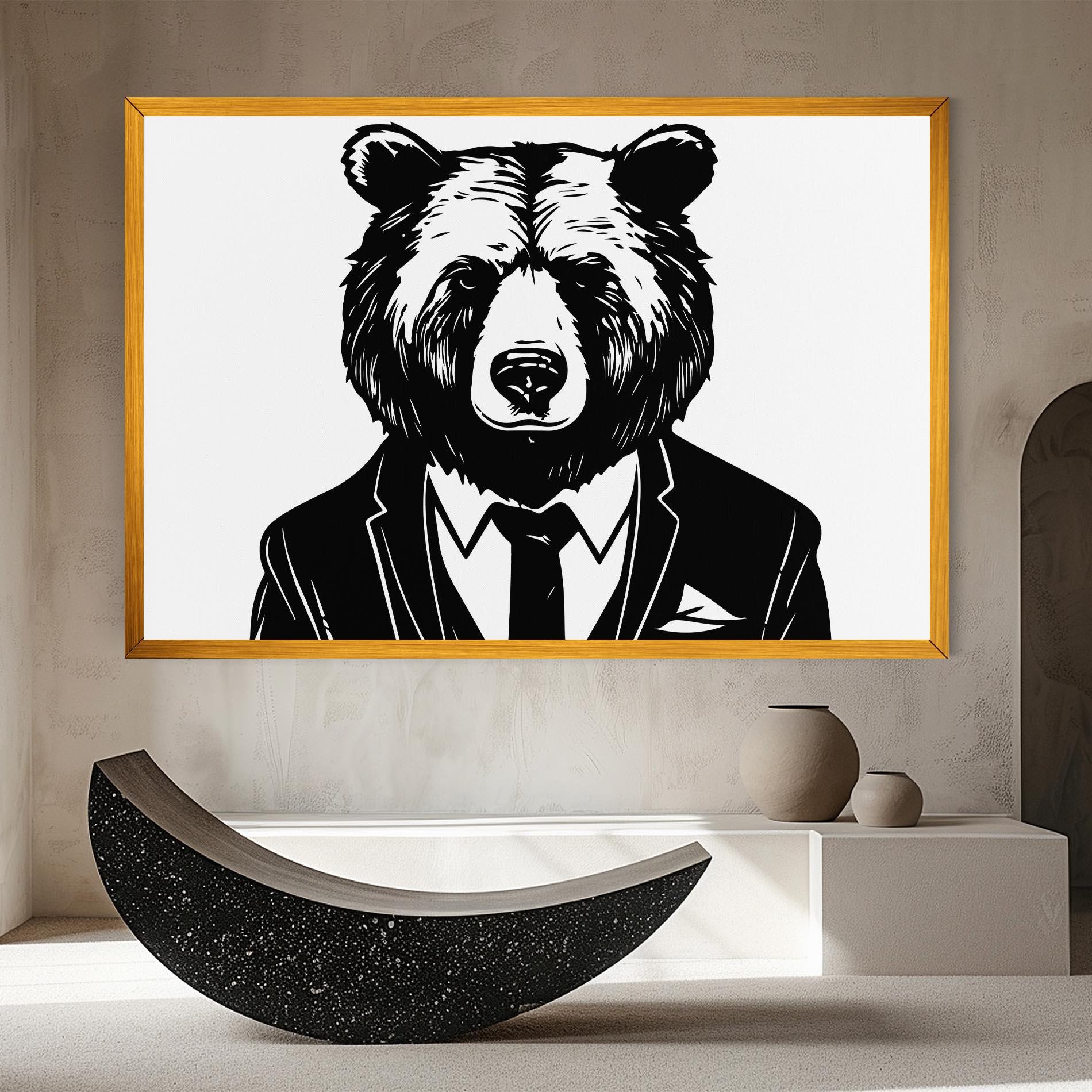 Leinwandbild Business Bear mockup 8
