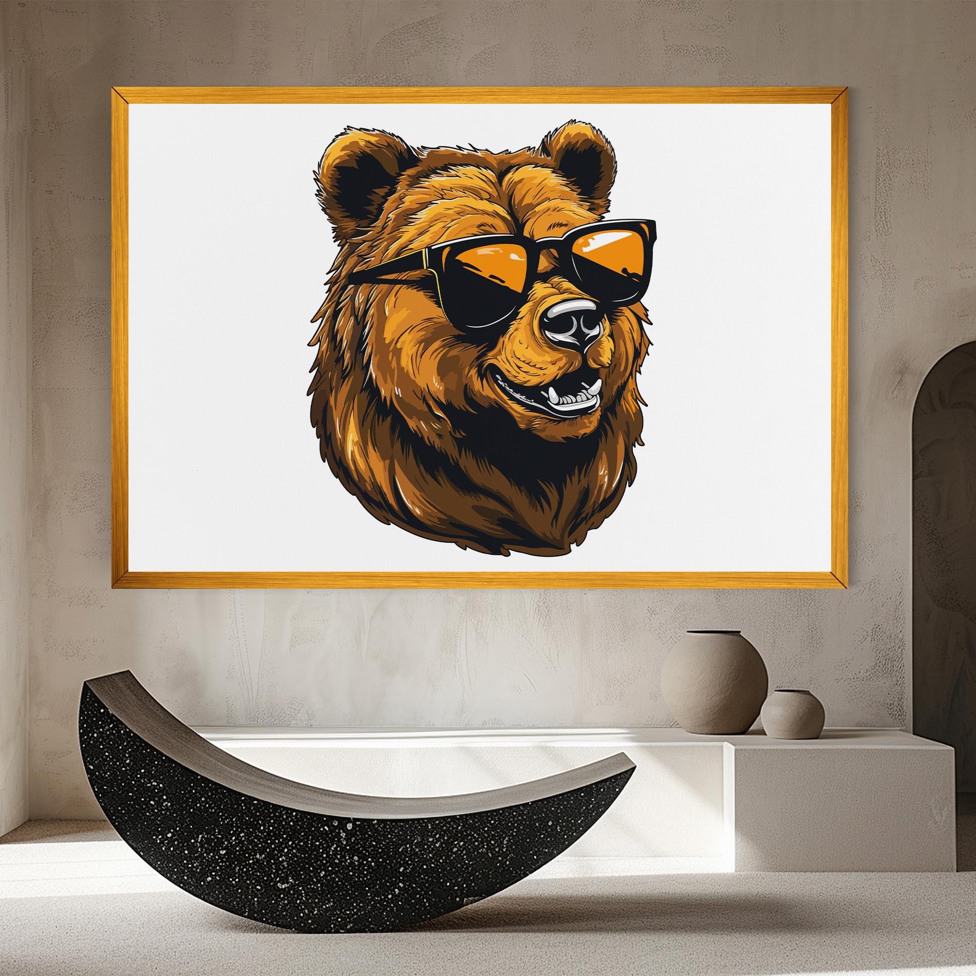 Leinwandbild Cool Glasses mockup 8