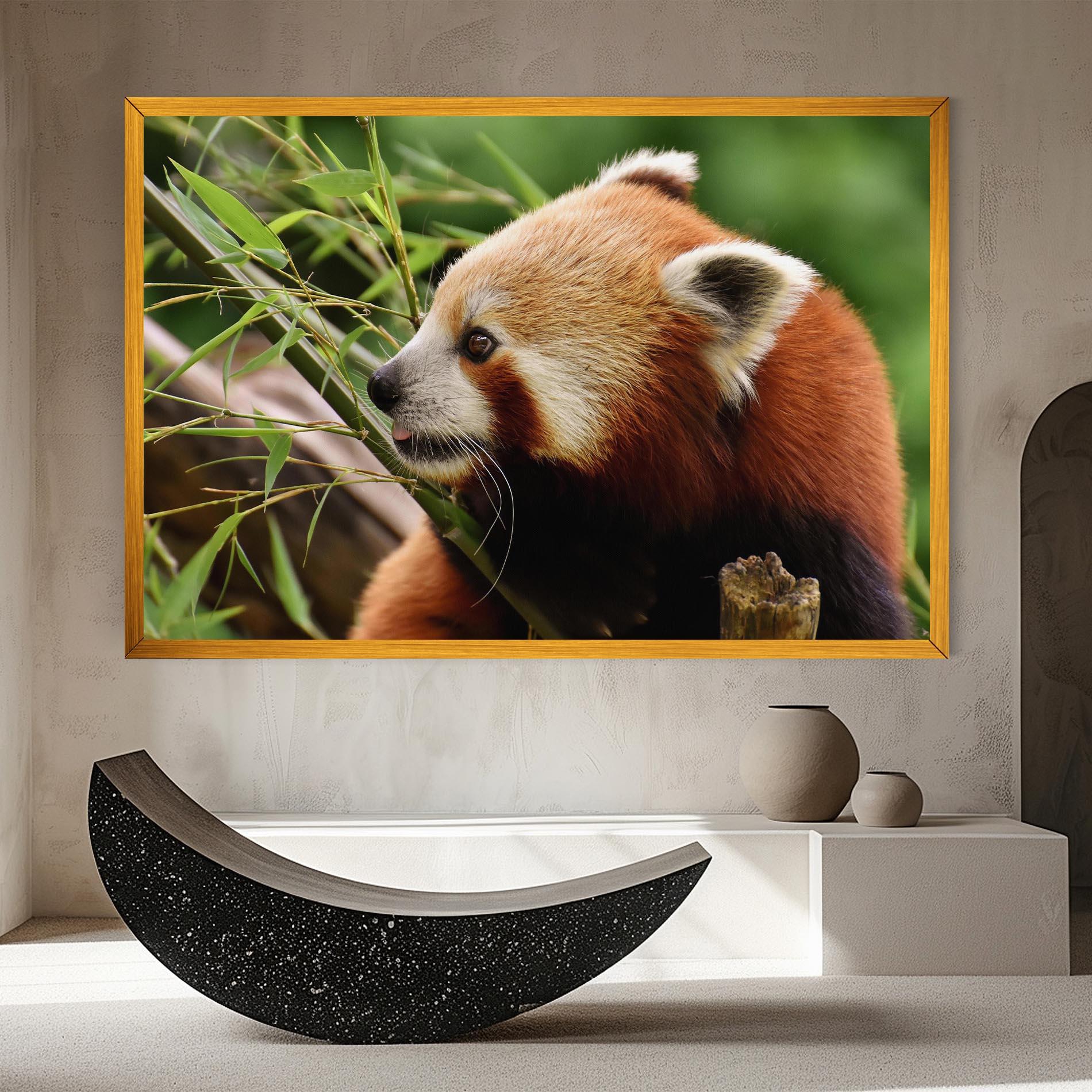 Leinwandbild Cute Red Panda mockup 8
