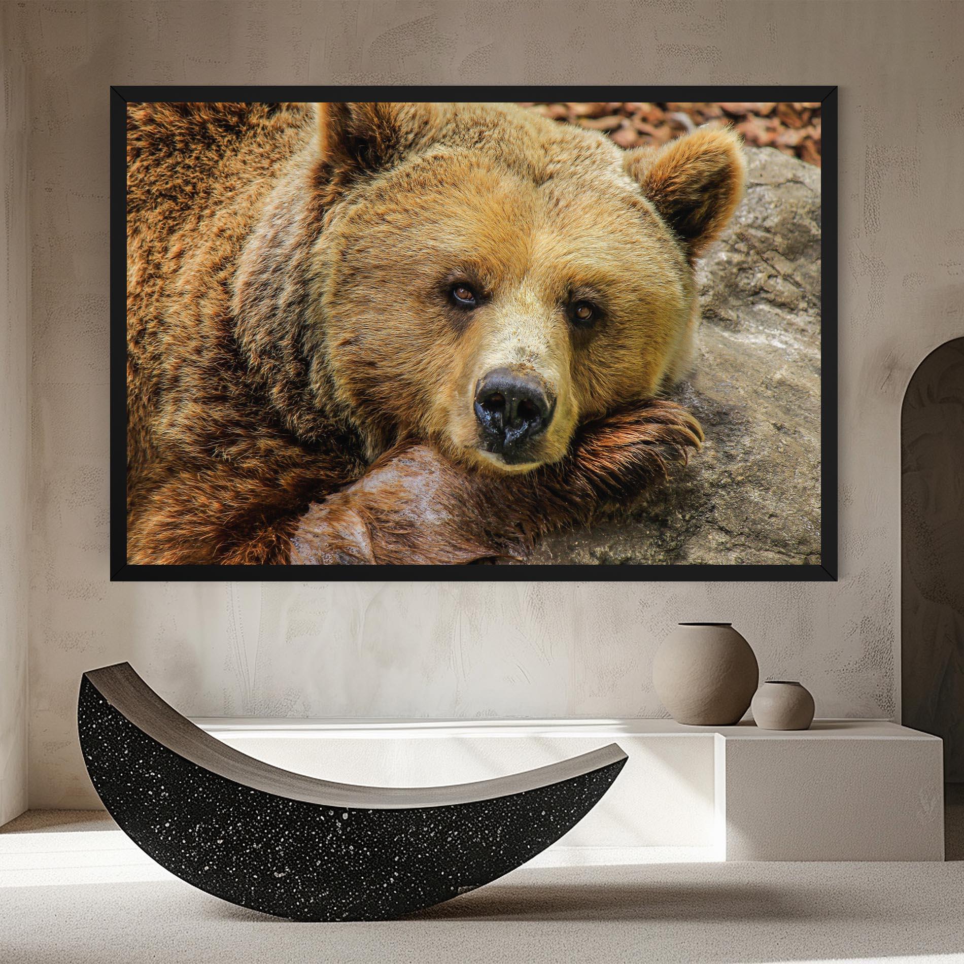 Leinwandbild Bear mockup 8