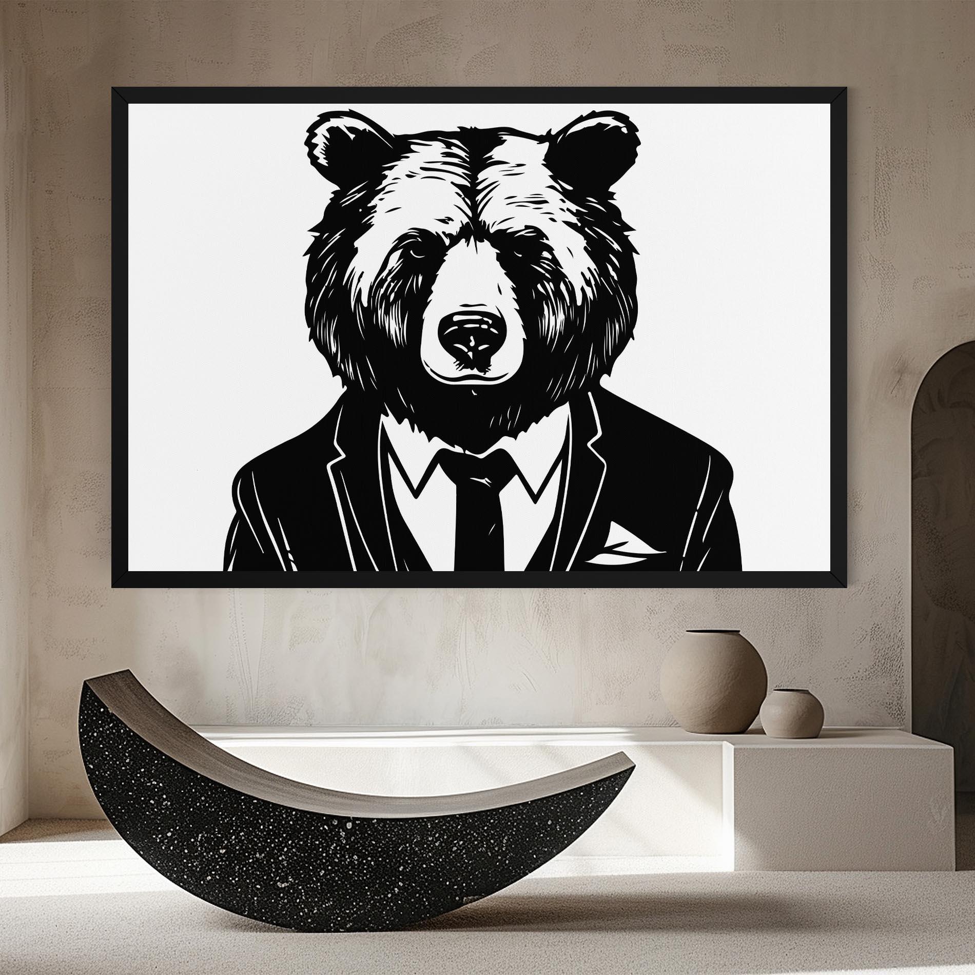 Leinwandbild Business Bear mockup 8