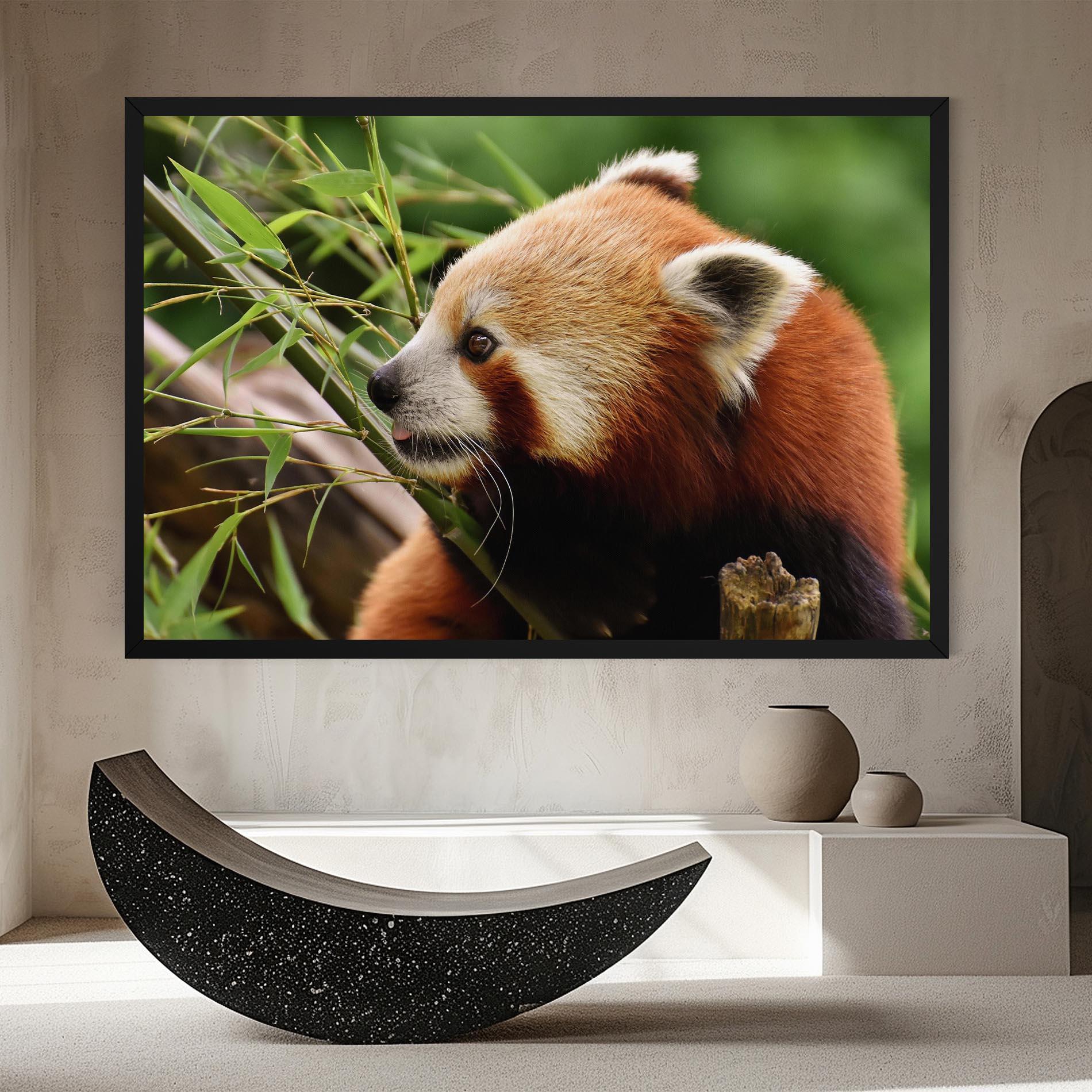 Leinwandbild Cute Red Panda mockup 8