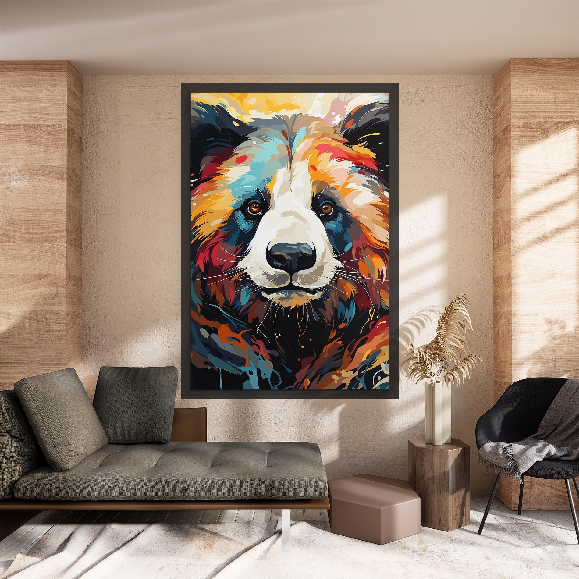 Leinwandbild Cream Color Bear mockup 8