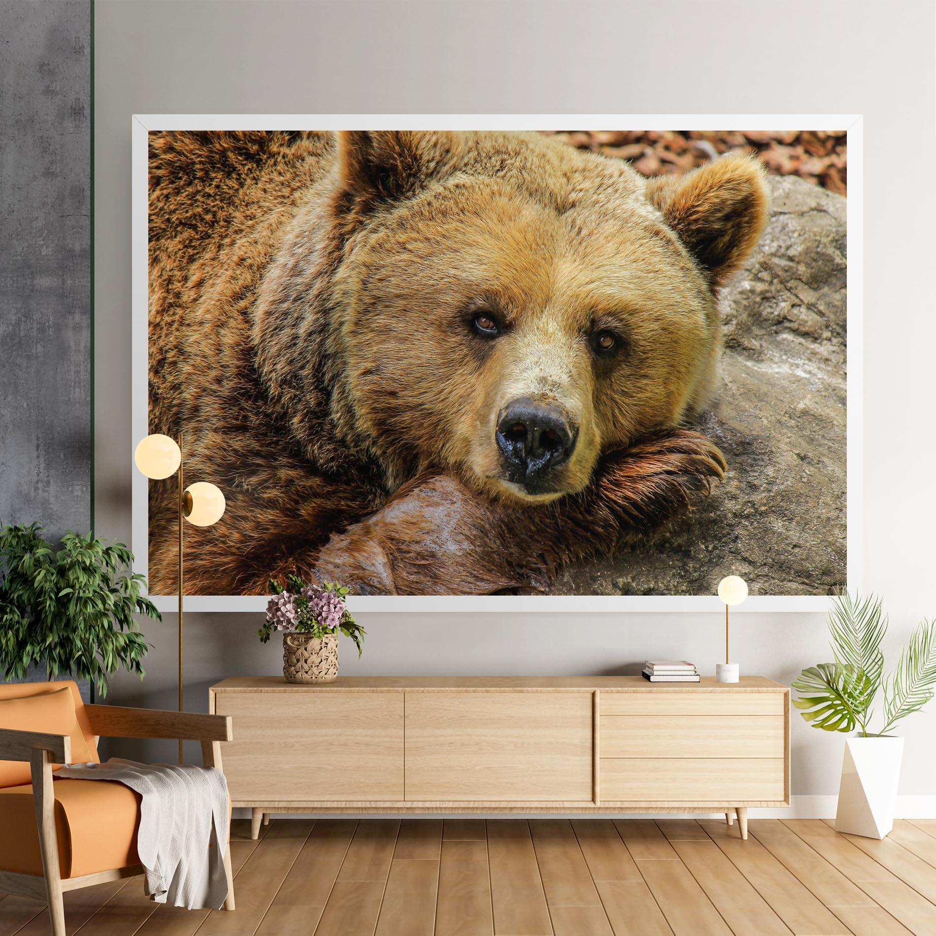 Leinwandbild Bear mockup 9
