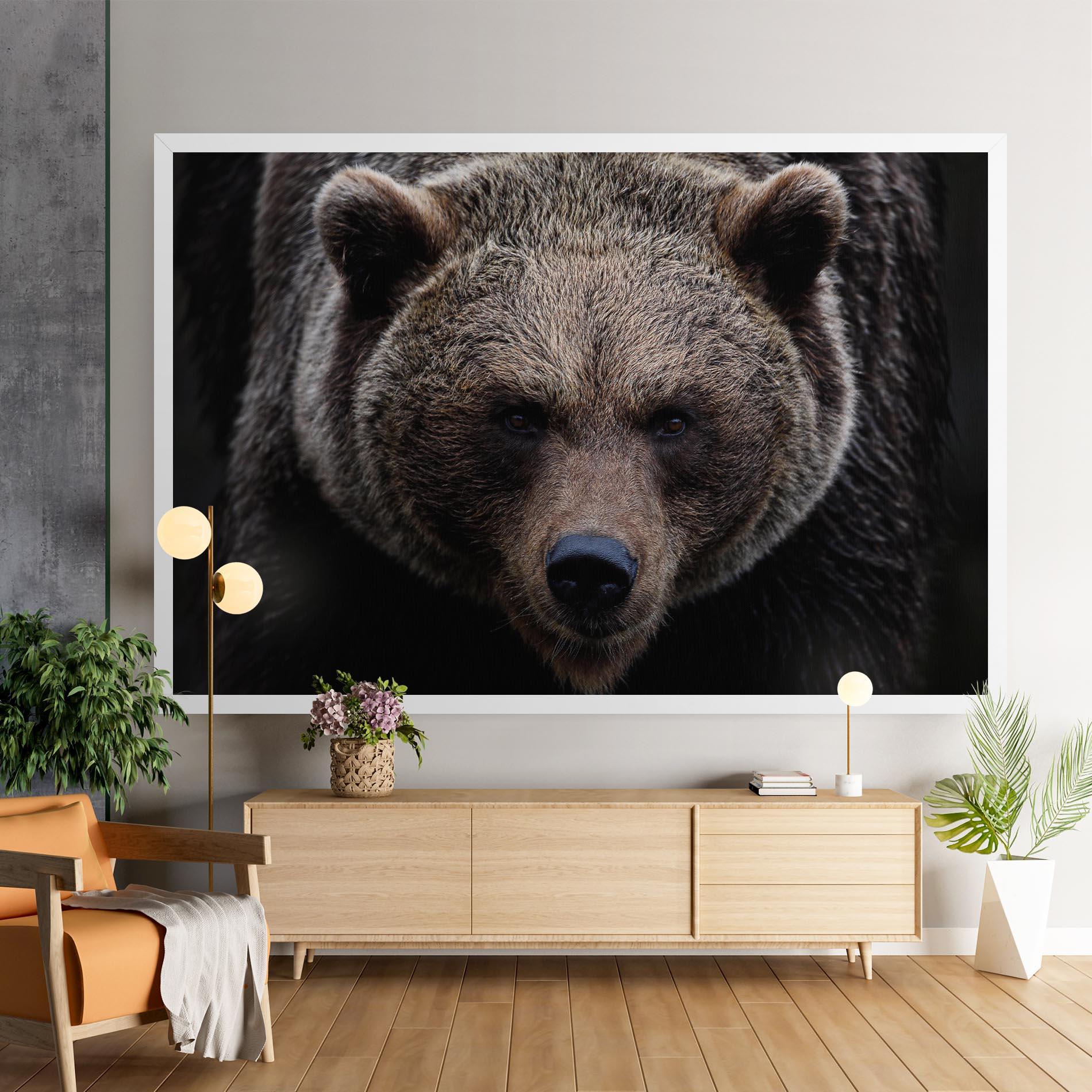 Leinwandbild Brown Bear mockup 9