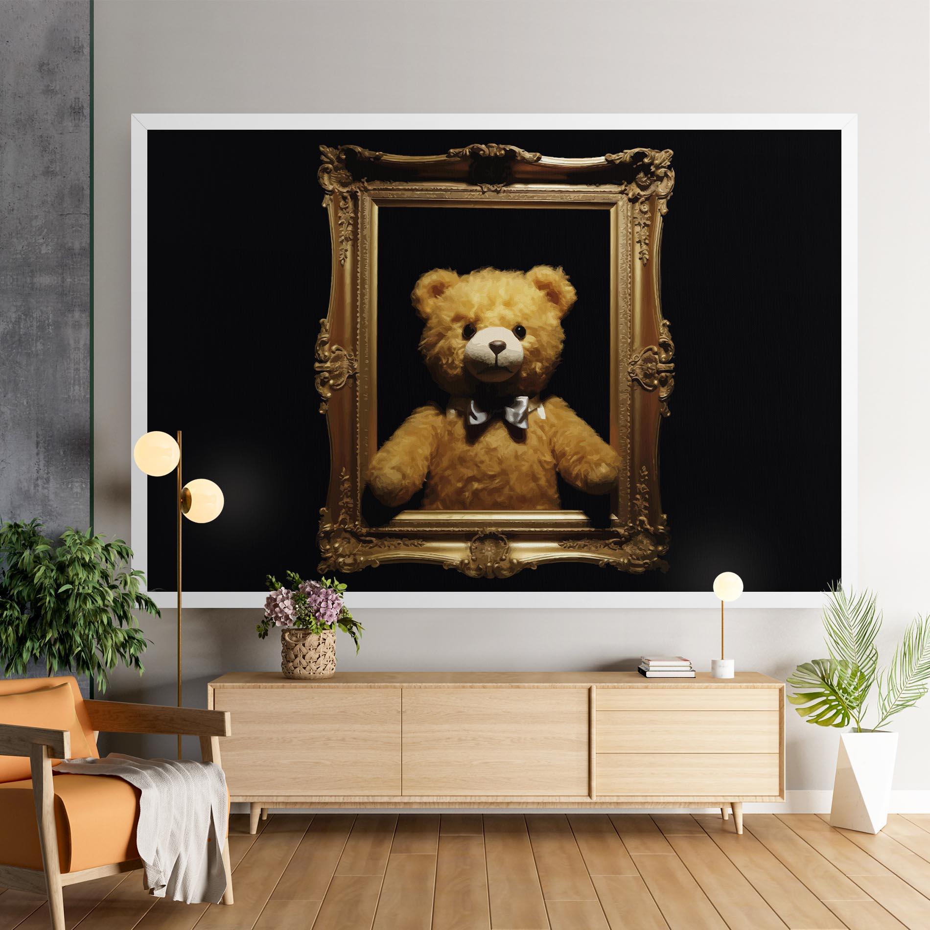 Leinwandbild Frame Bear mockup 9