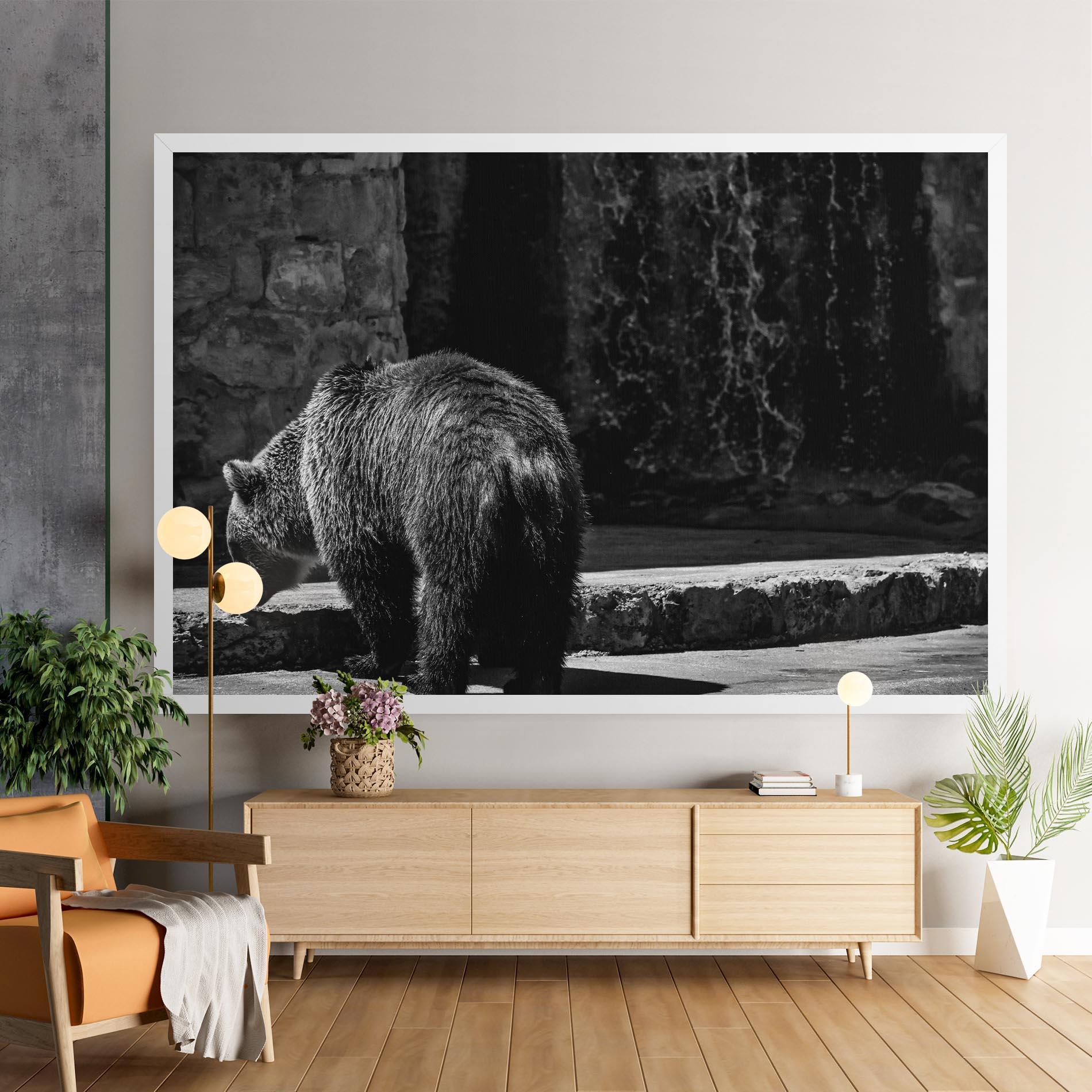 Leinwandbild Grey Bear mockup 9