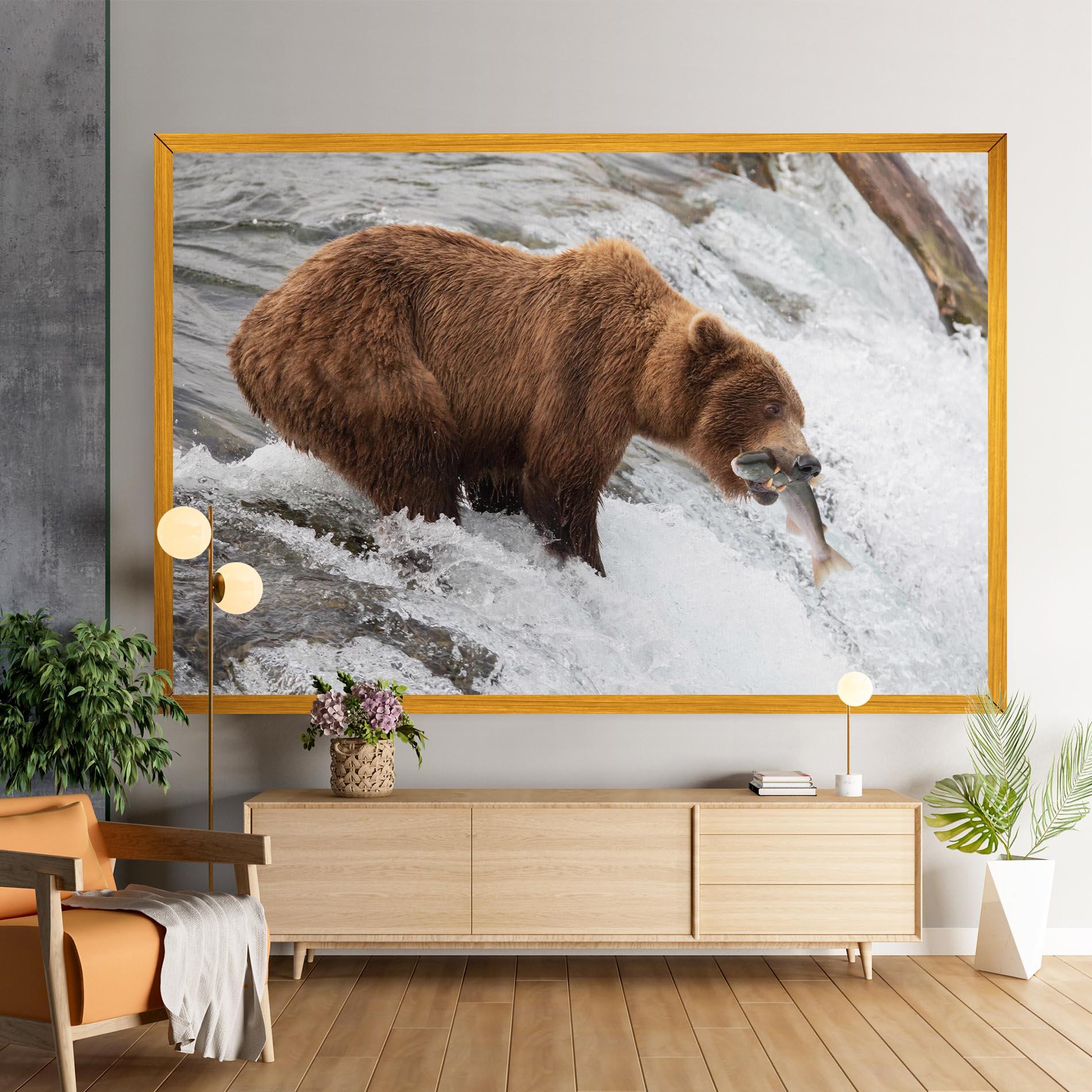 Leinwandbild Bear Hunting mockup 9