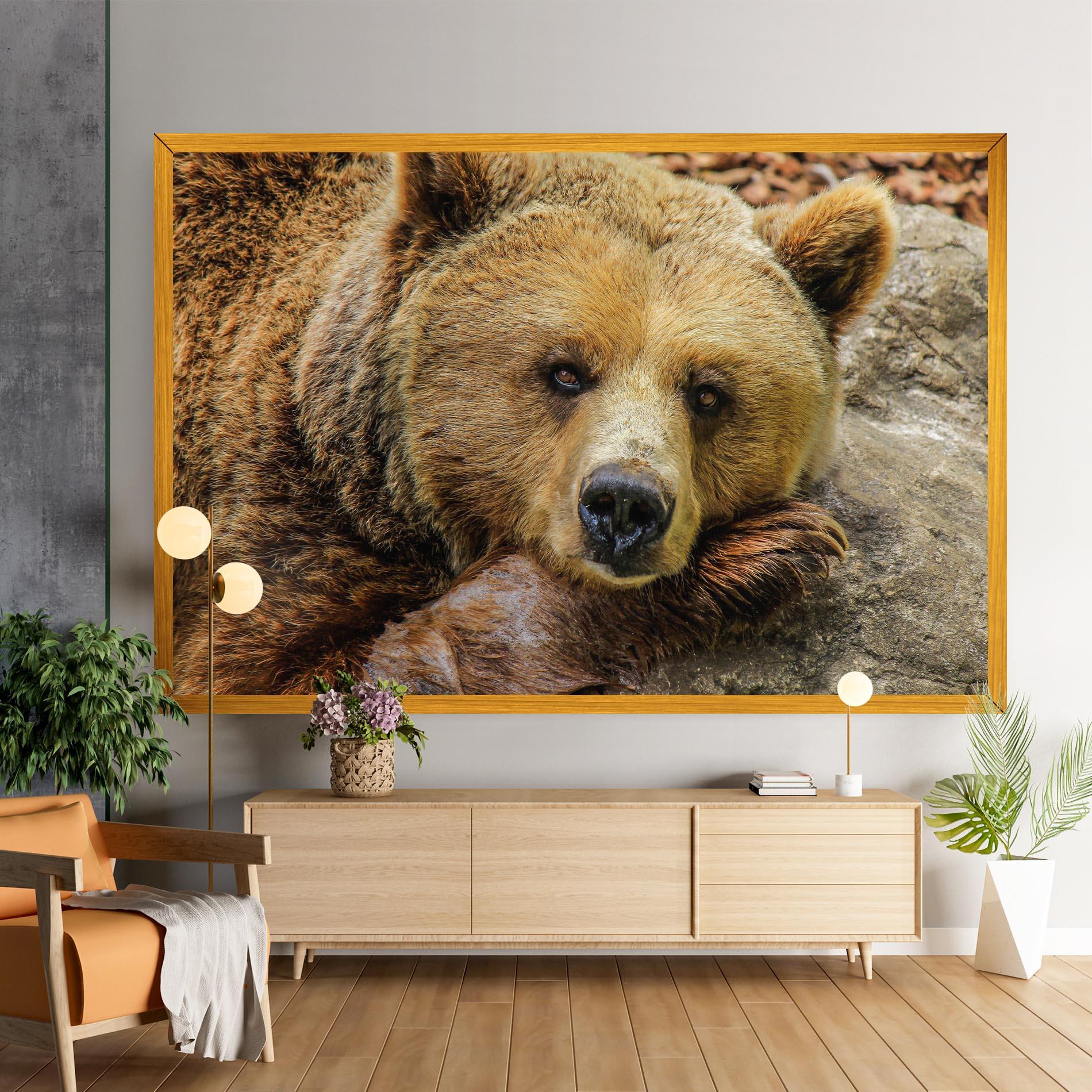 Leinwandbild Bear mockup 9