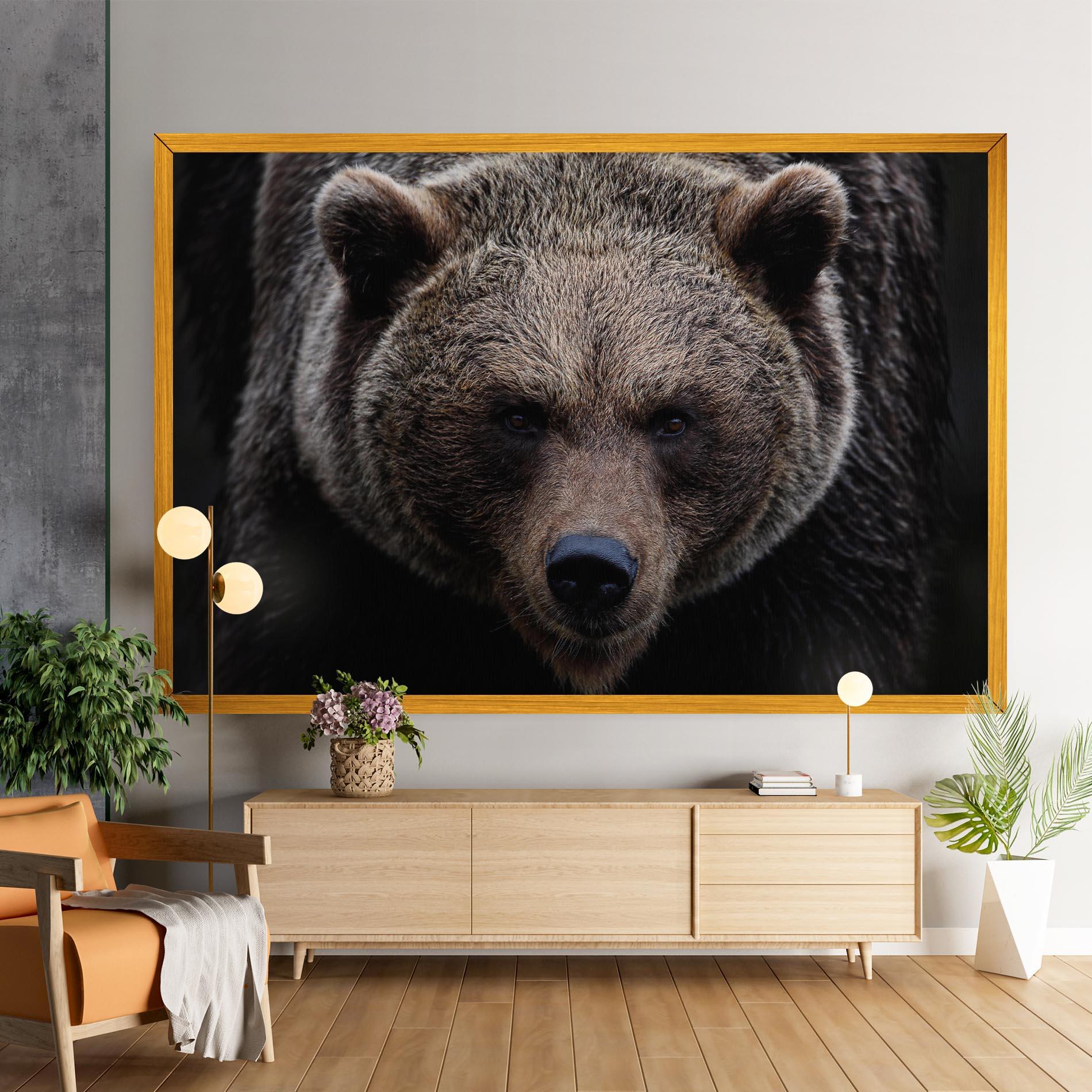 Leinwandbild Brown Bear mockup 9