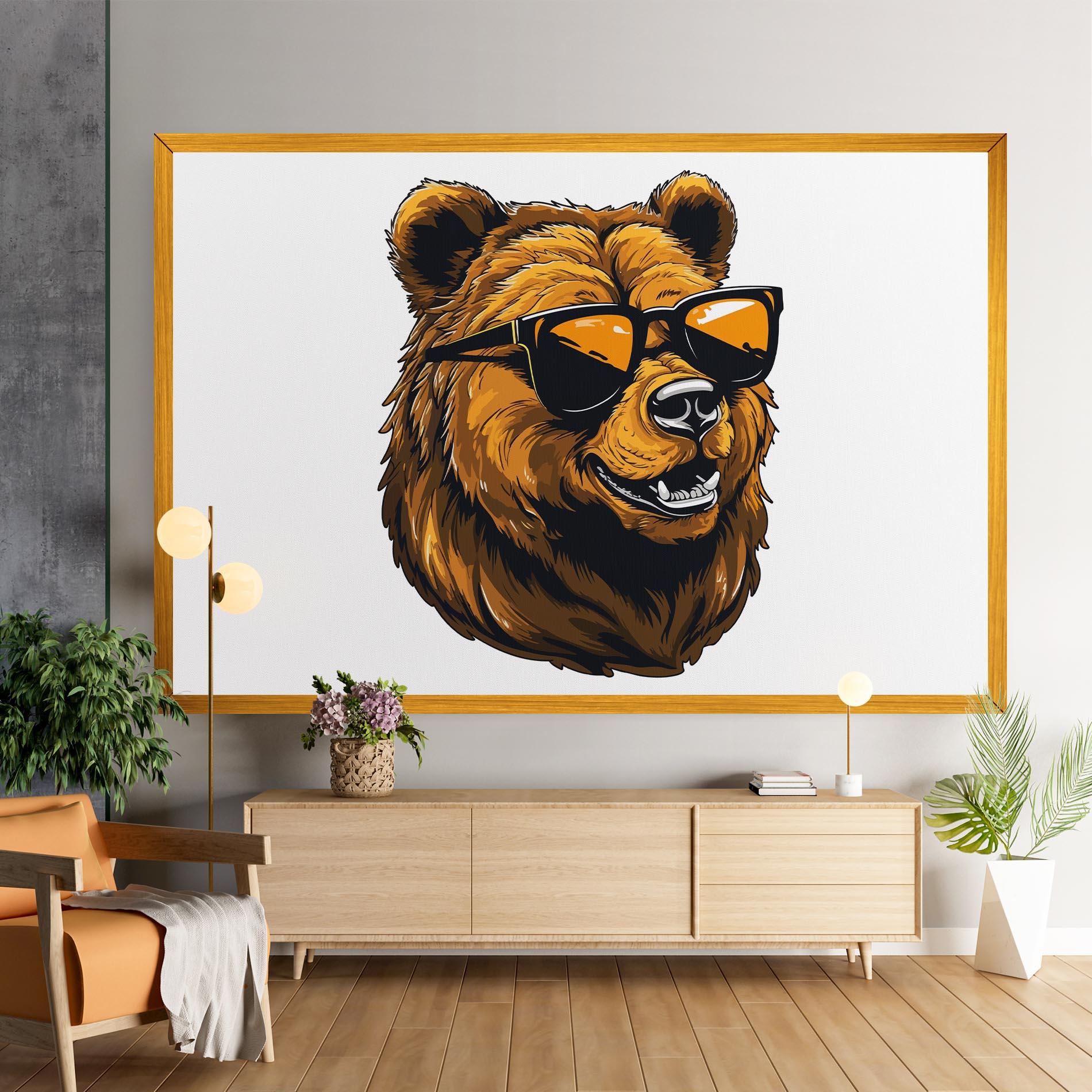 Leinwandbild Cool Glasses mockup 9