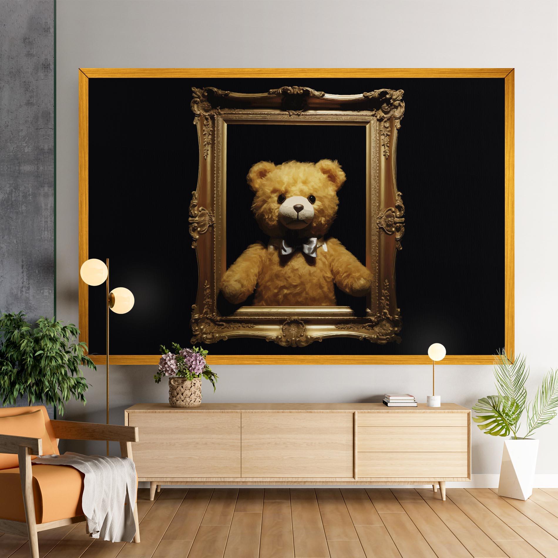 Leinwandbild Frame Bear mockup 9