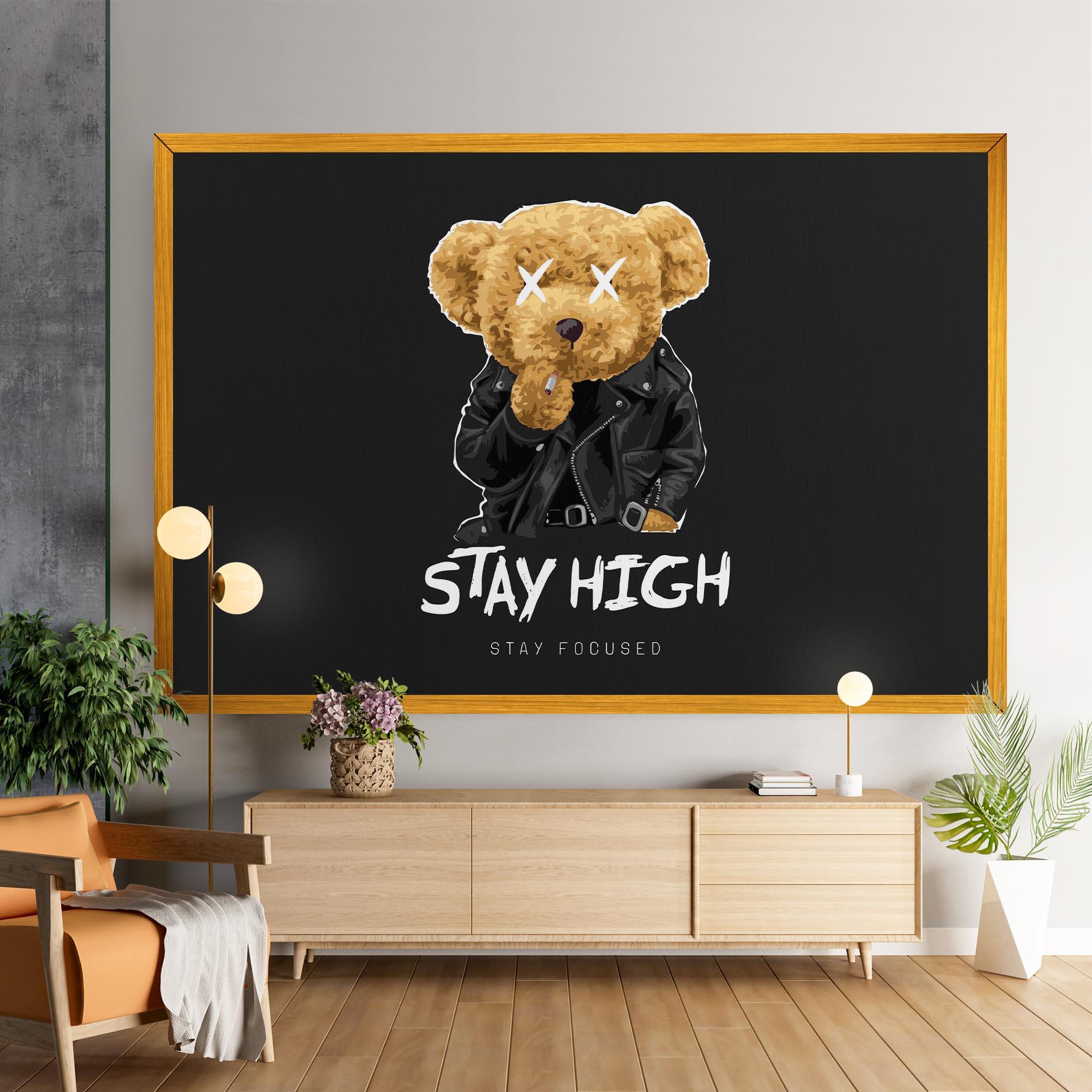 Leinwandbild Stay Focused mockup 9