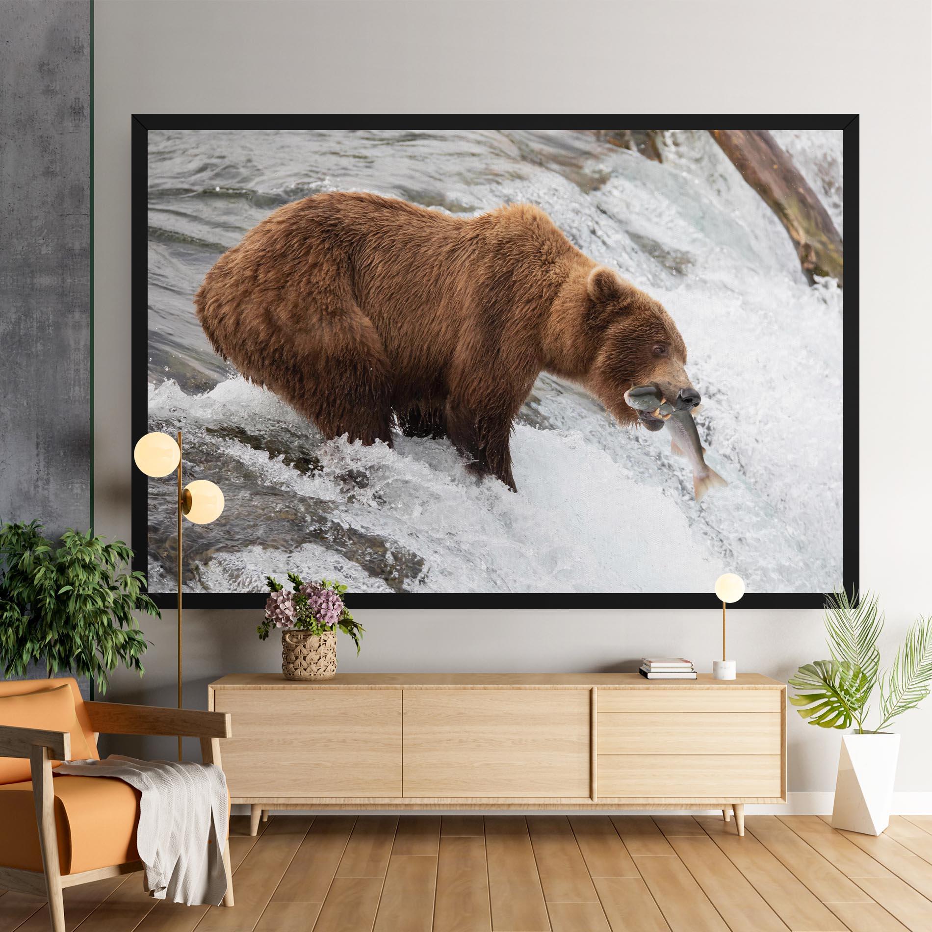 Leinwandbild Bear Hunting mockup 9