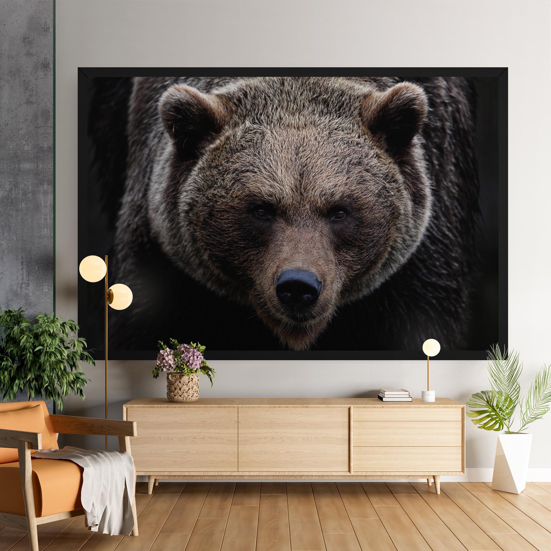 Leinwandbild Brown Bear mockup 9