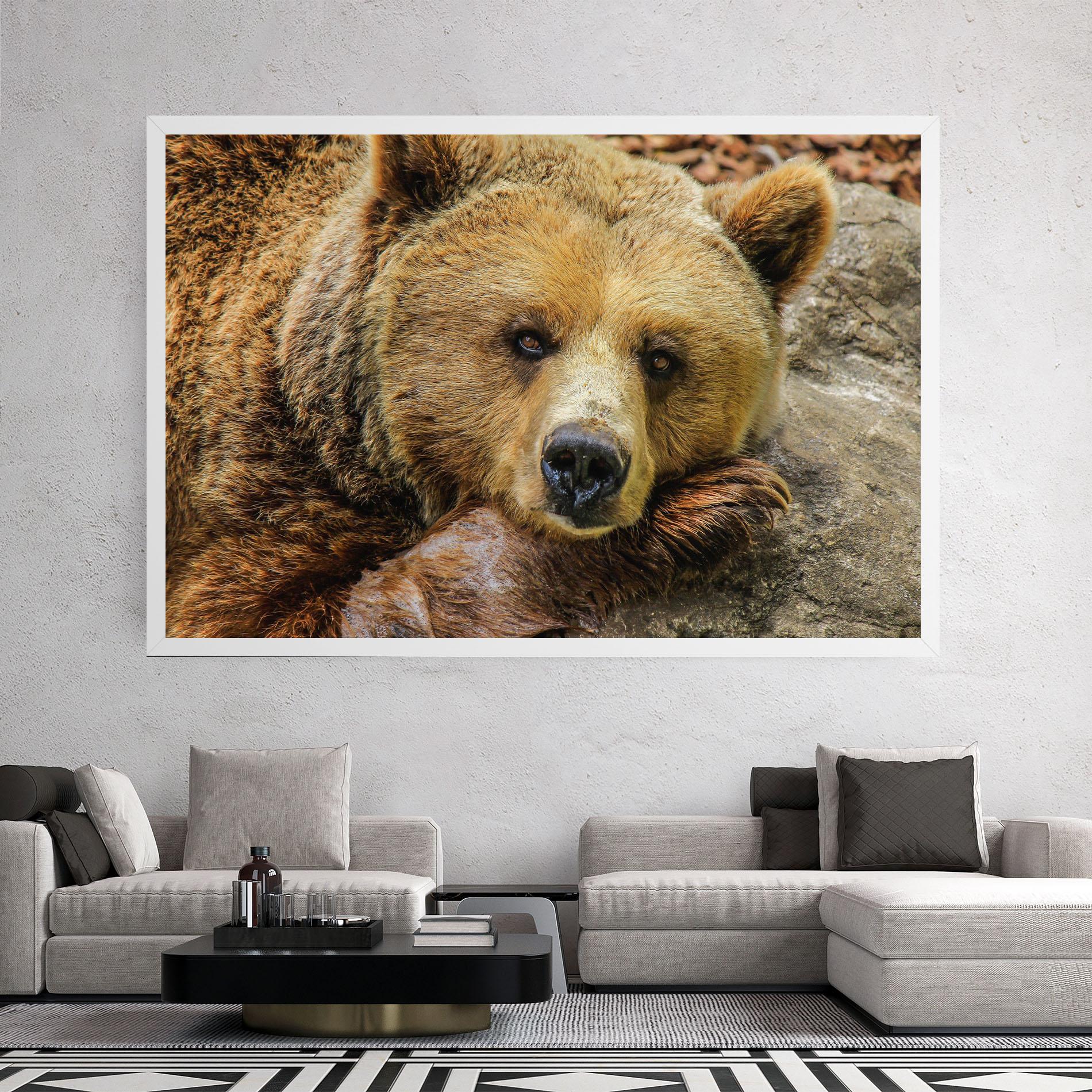 Leinwandbild Bear mockup 2