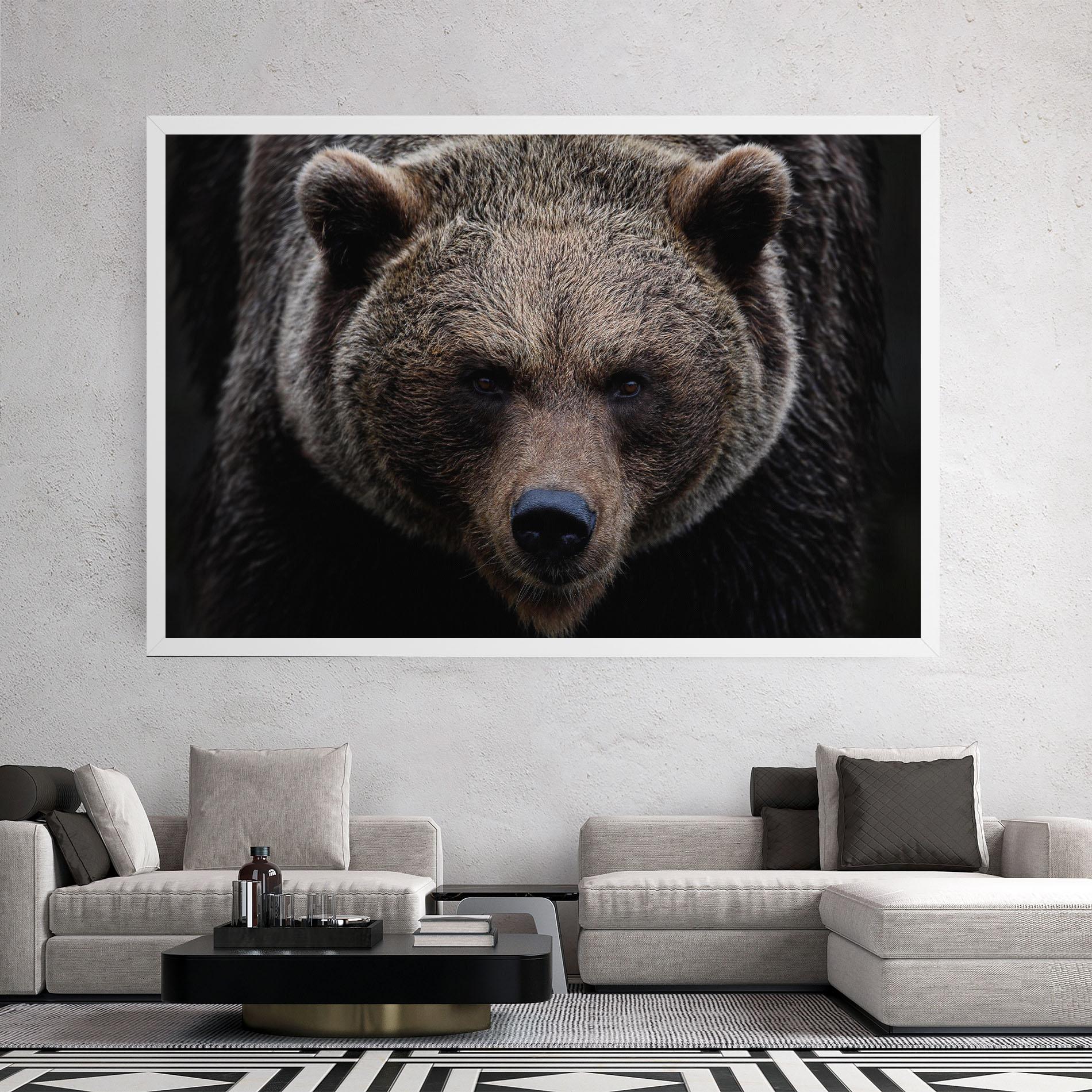 Leinwandbild Brown Bear mockup 2
