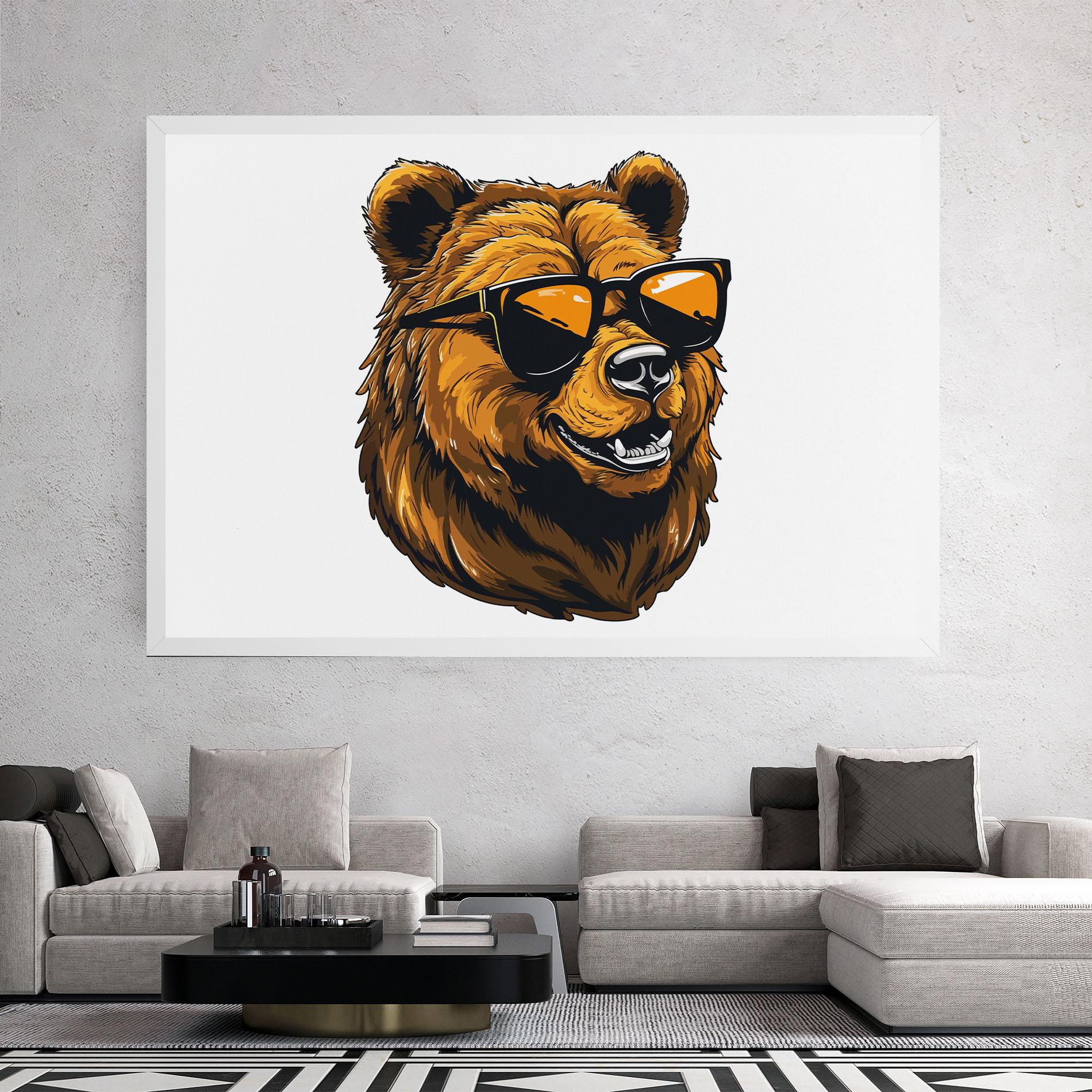 Leinwandbild Cool Glasses mockup 2