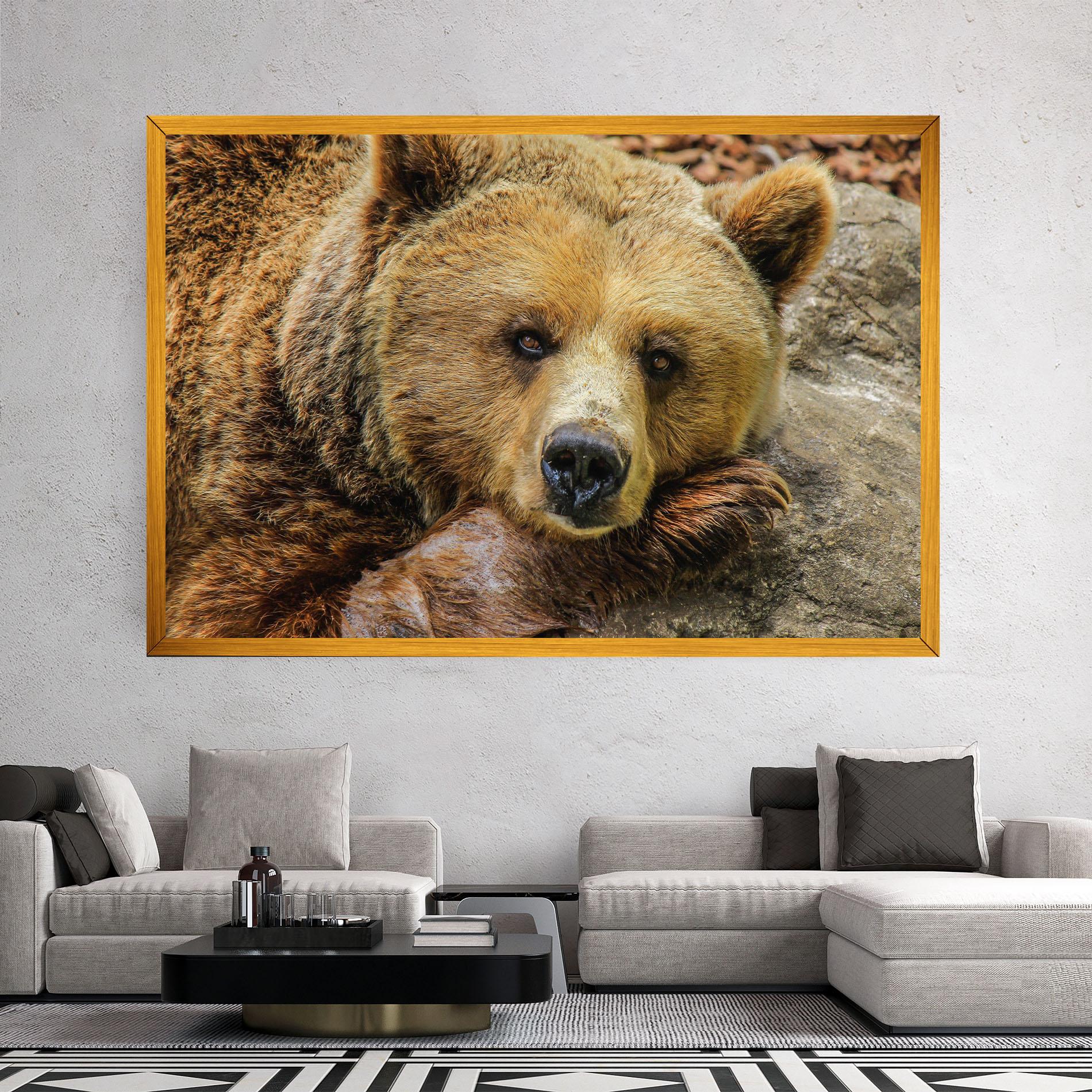 Leinwandbild Bear mockup 2