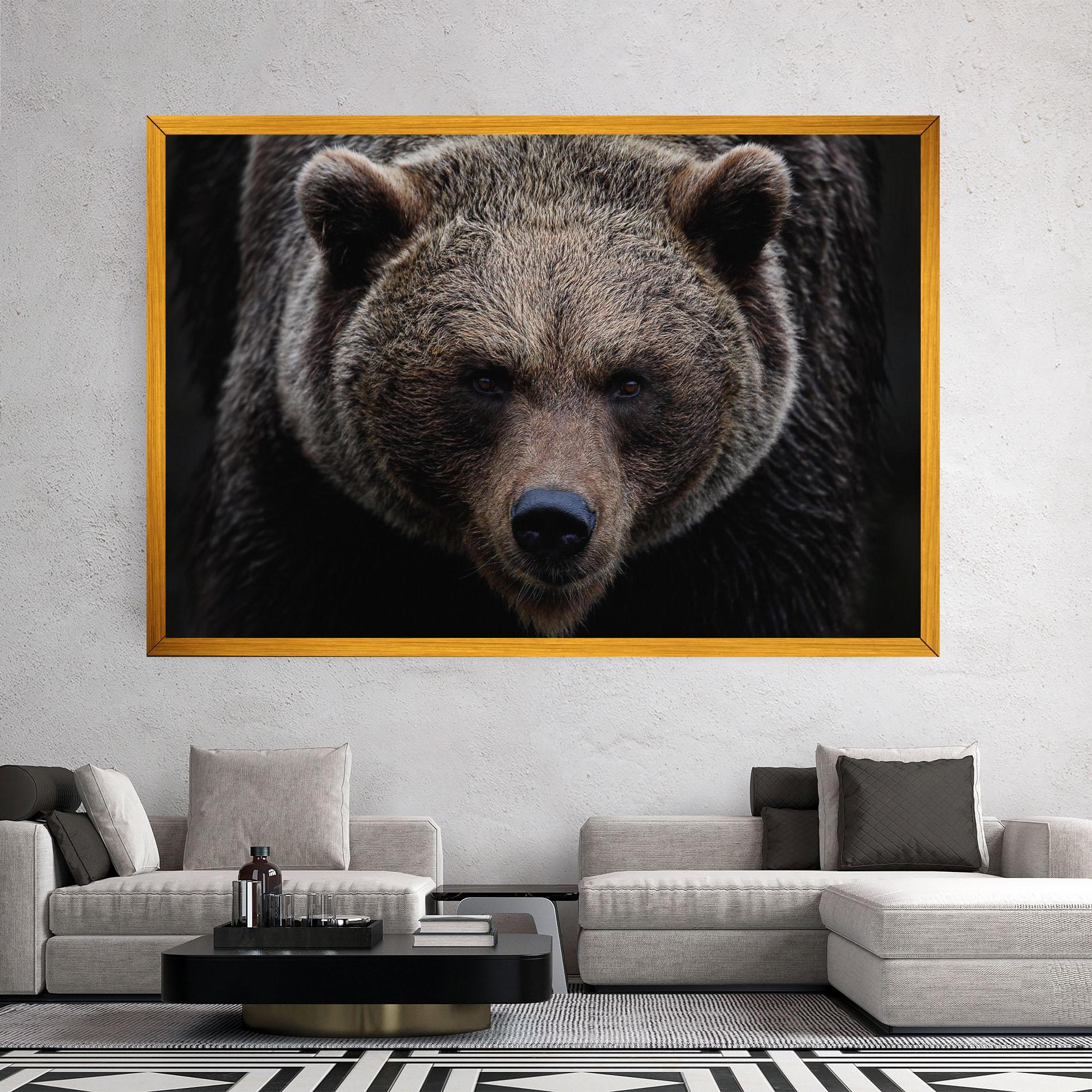 Leinwandbild Brown Bear mockup 2
