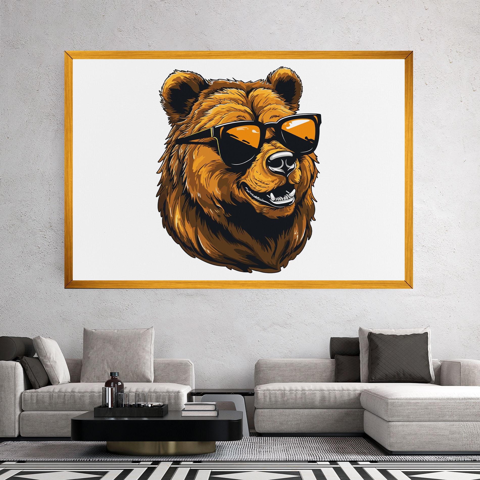 Leinwandbild Cool Glasses mockup 2