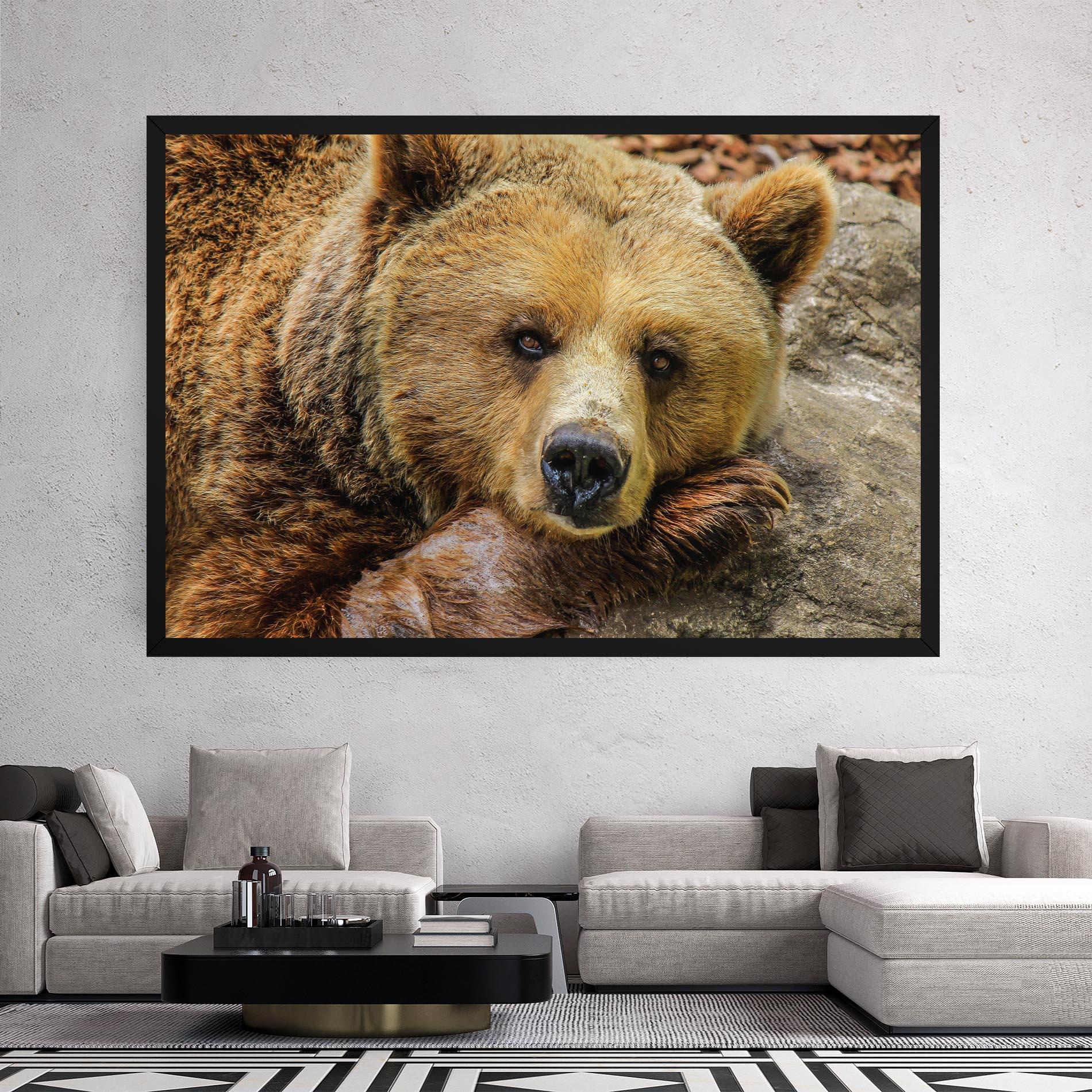 Leinwandbild Bear mockup 2