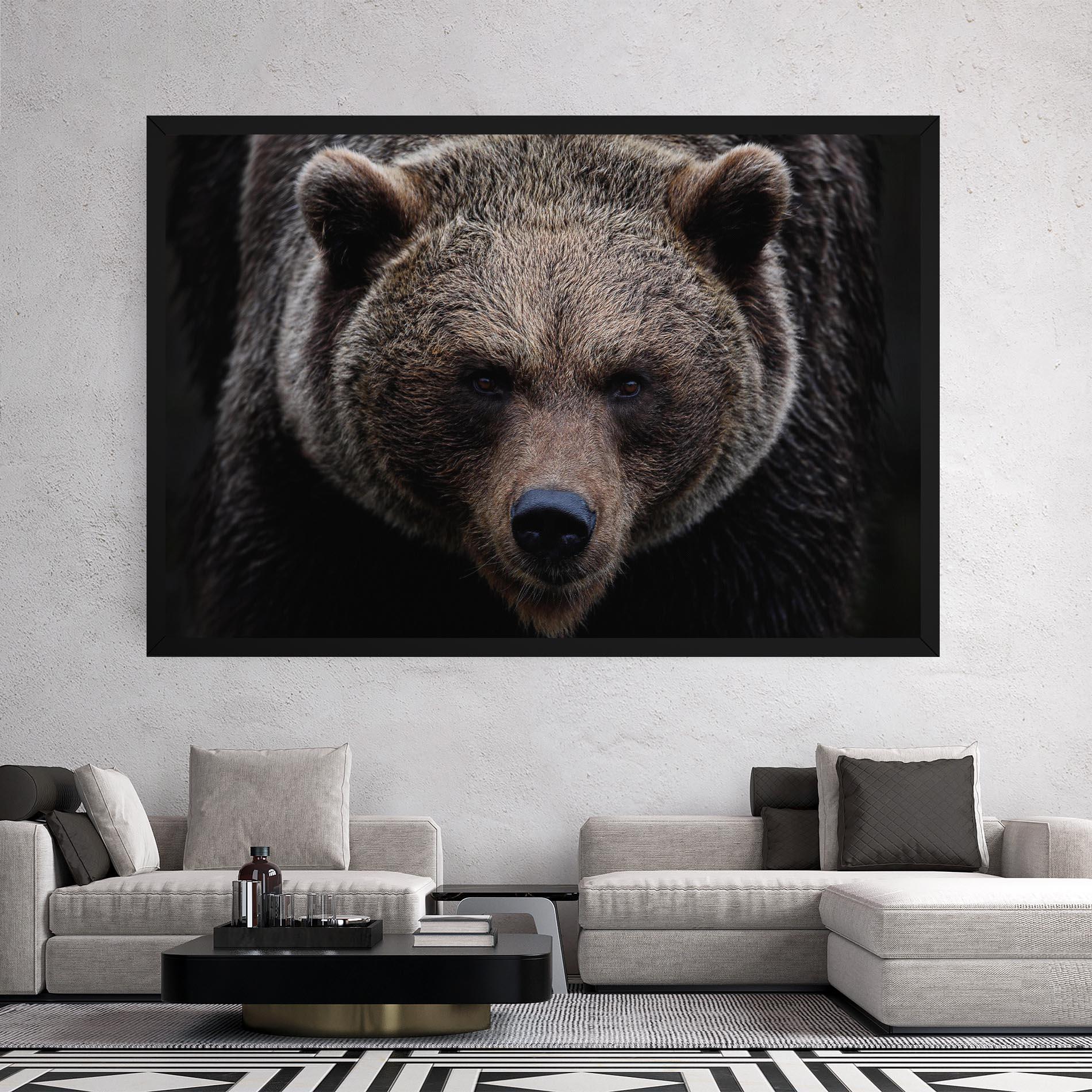Leinwandbild Brown Bear mockup 2