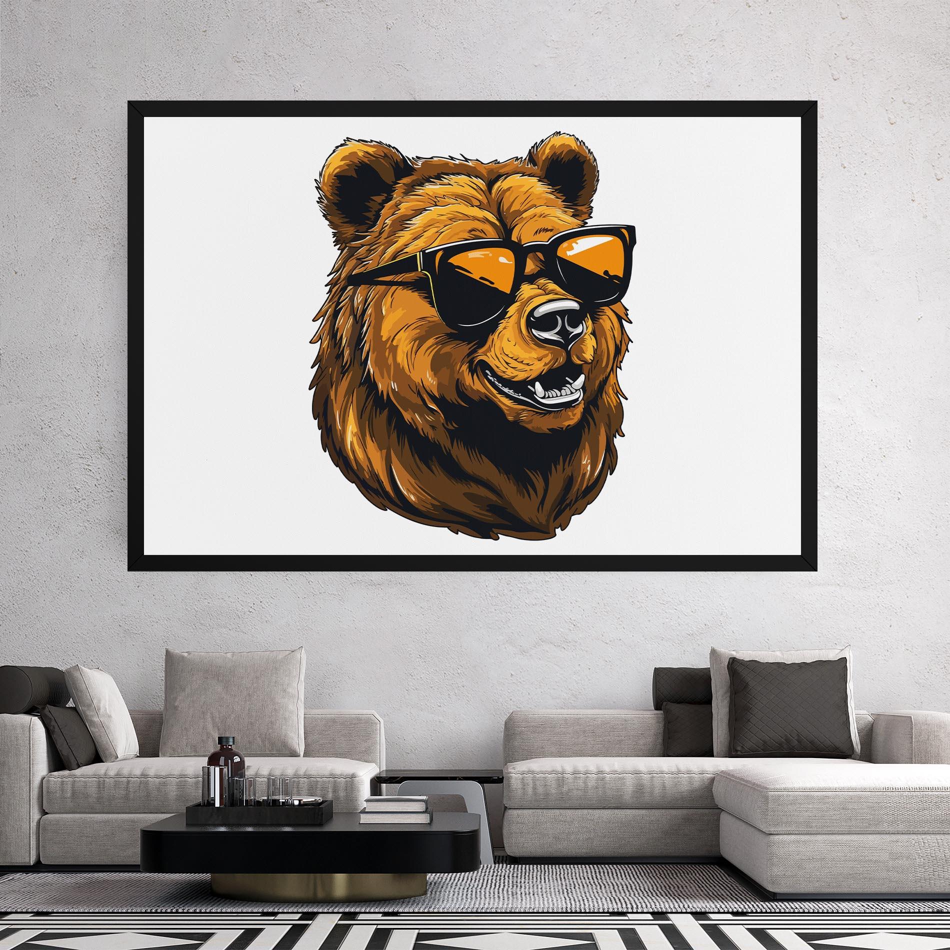 Leinwandbild Cool Glasses mockup 2