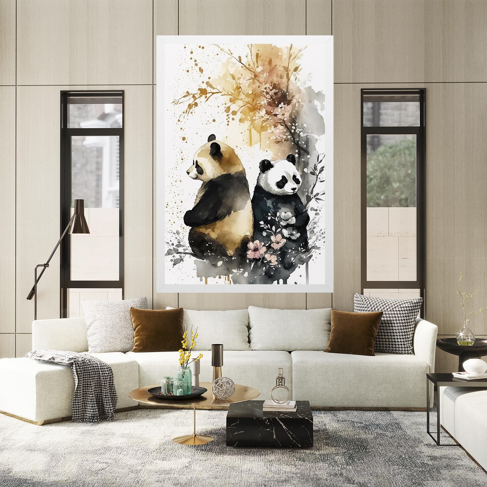 Gold Panda Art mockup 2
