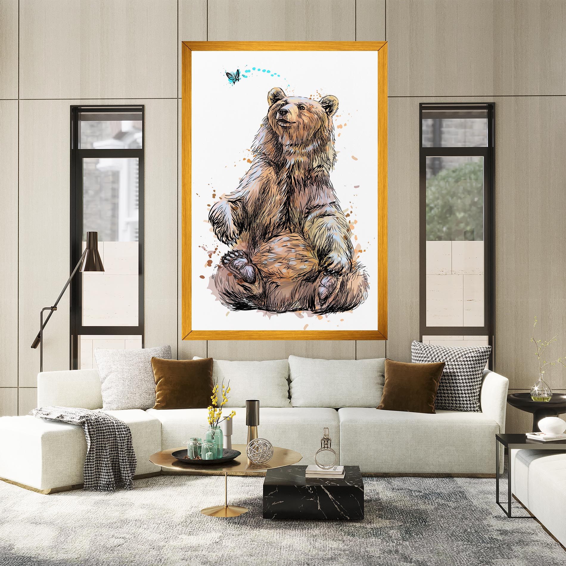 Butterfly Bear mockup 2