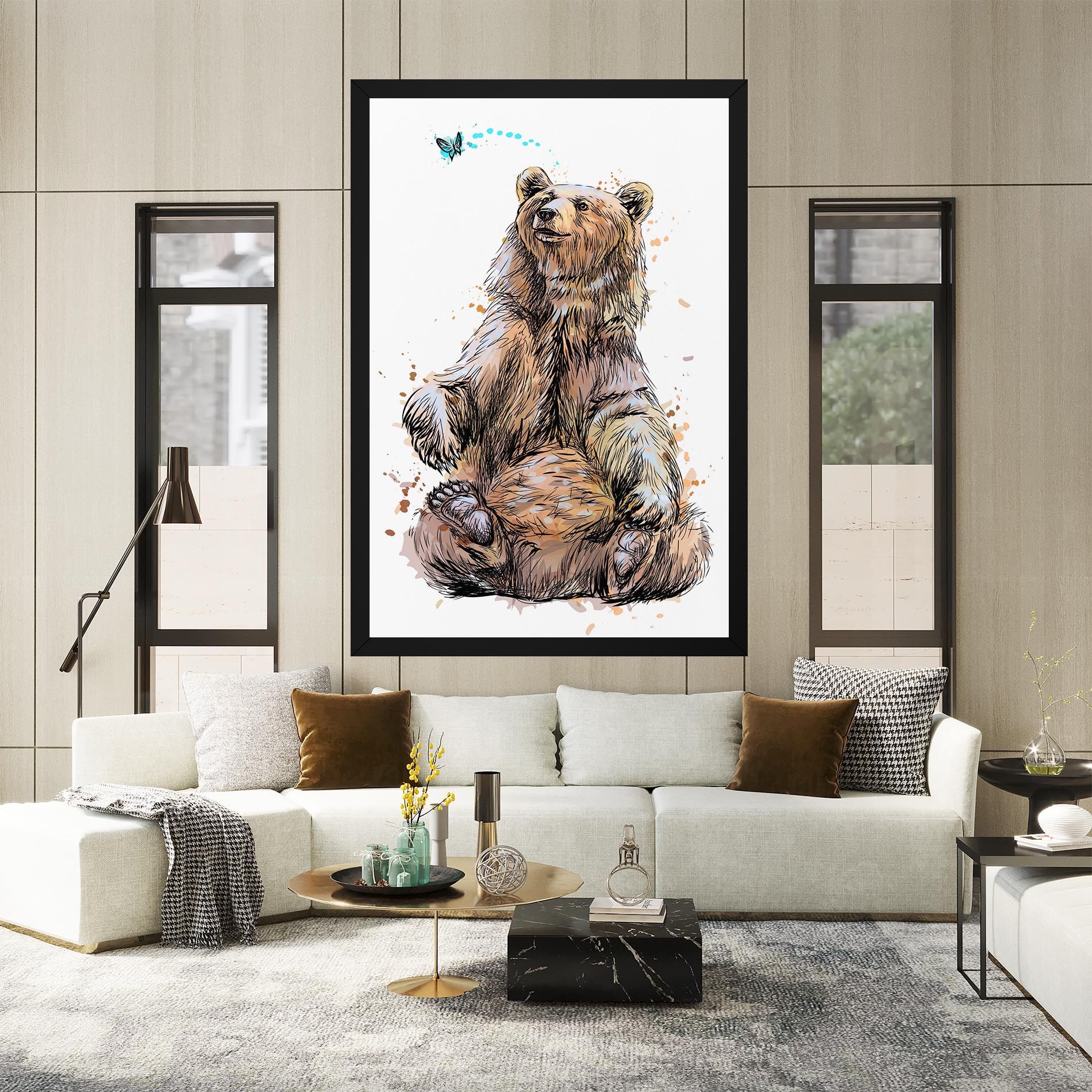 Butterfly Bear mockup 2