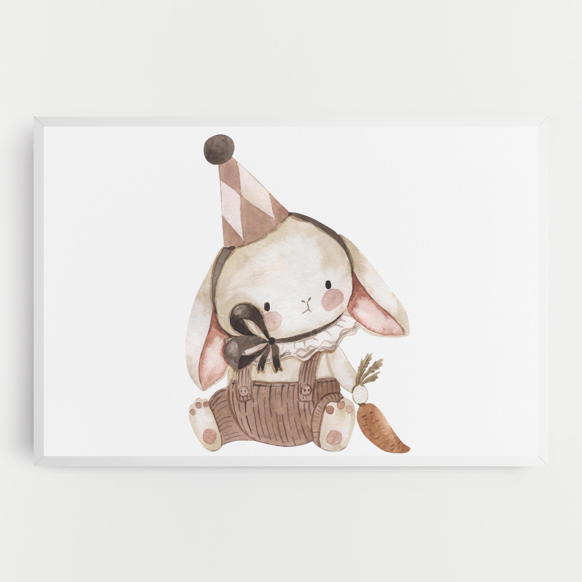 Leinwandbild Baby Brown Rabbit mockup 0